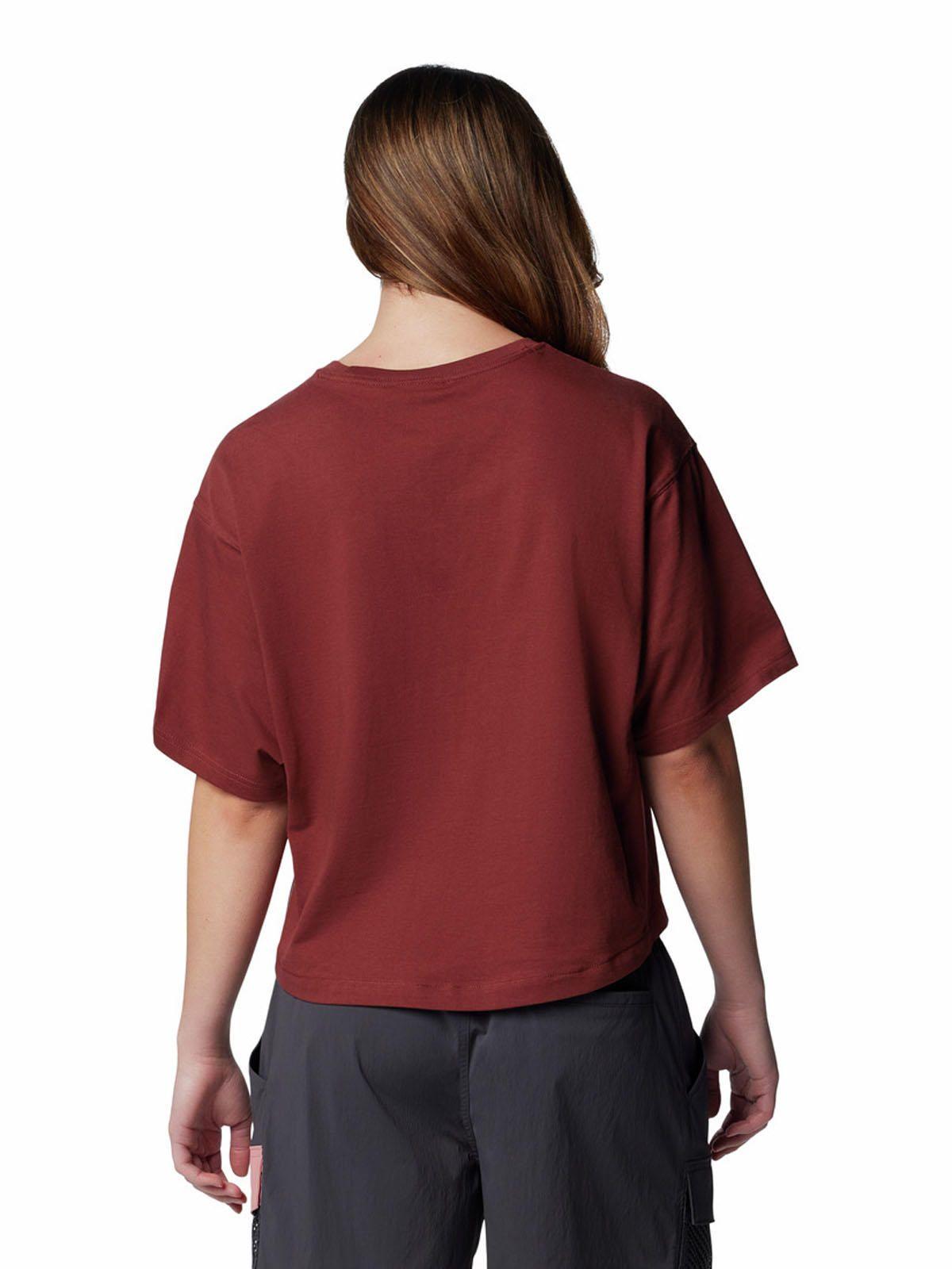 Polera Mujer Painted Peak Knit Rojo-4