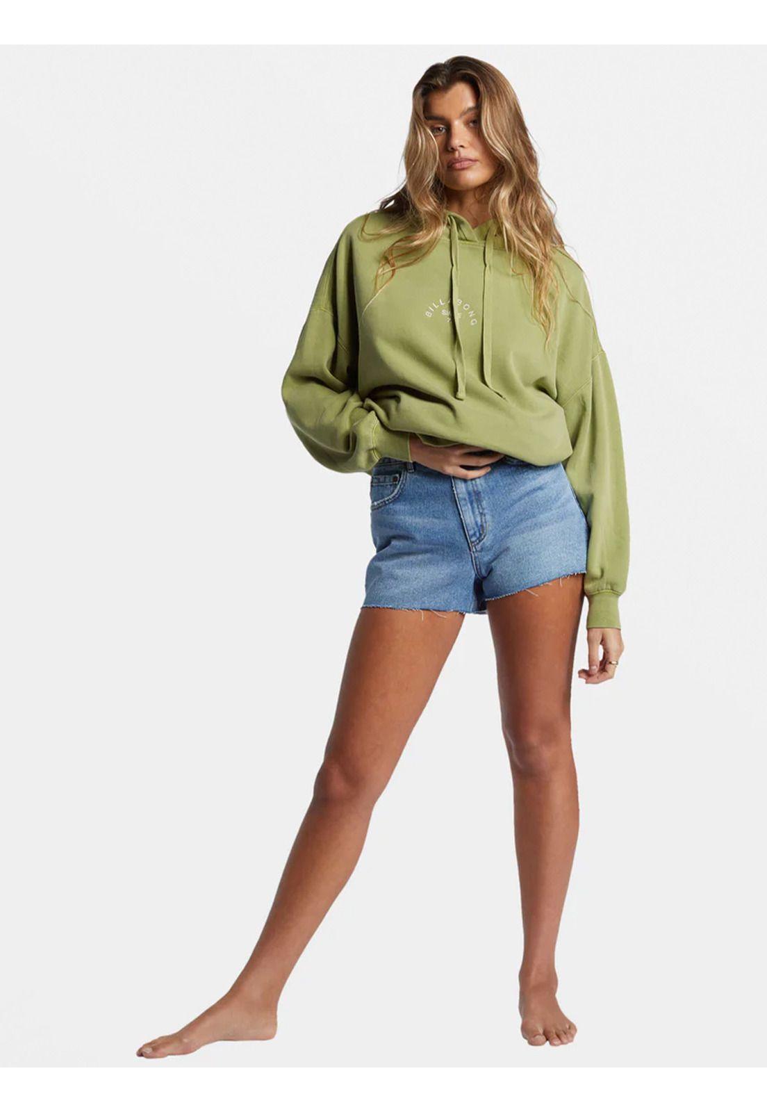 Polerón Mujer So Classic Verde-4