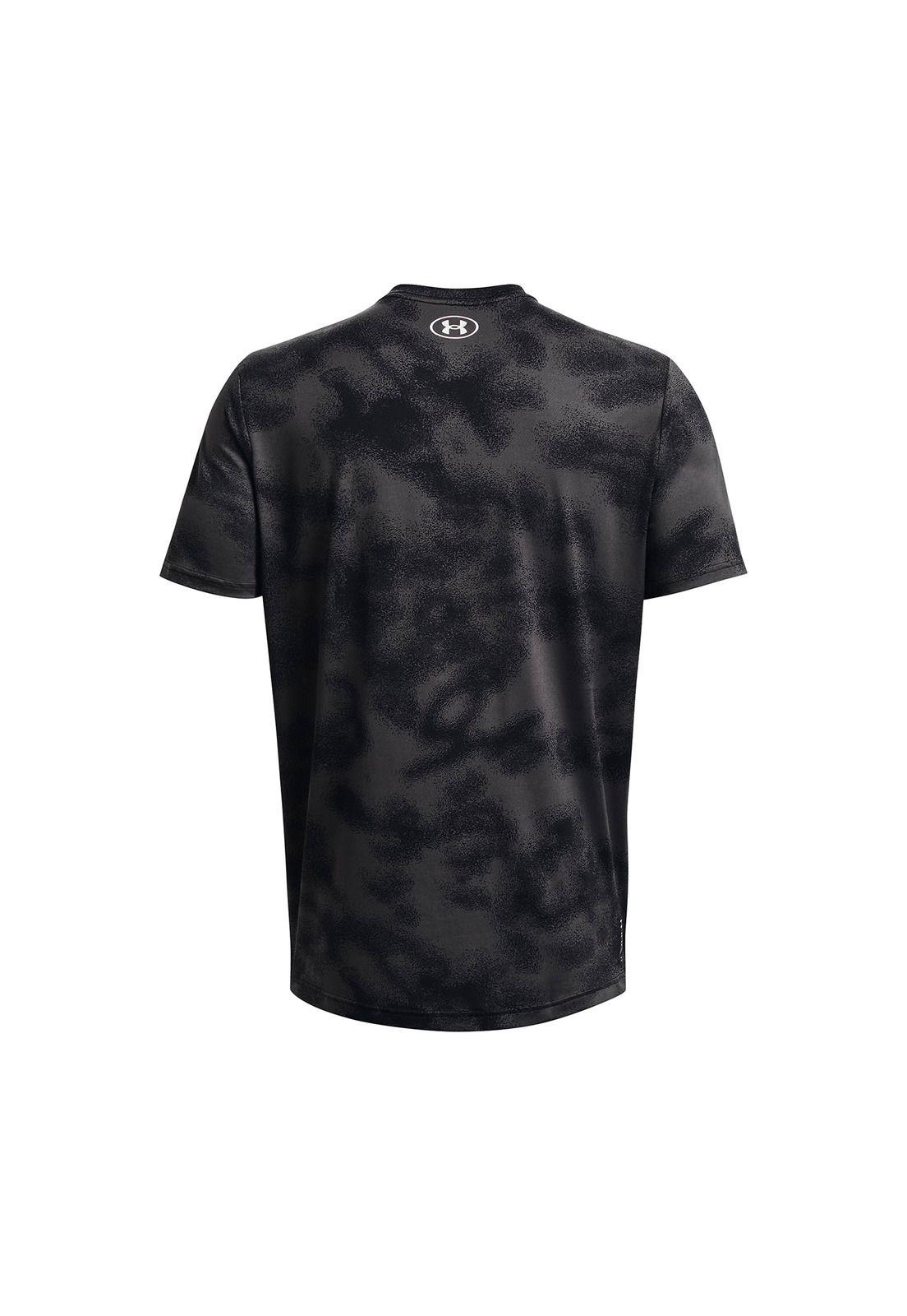 Polera M/C Training Rush Energy Print Negro Hombre-1