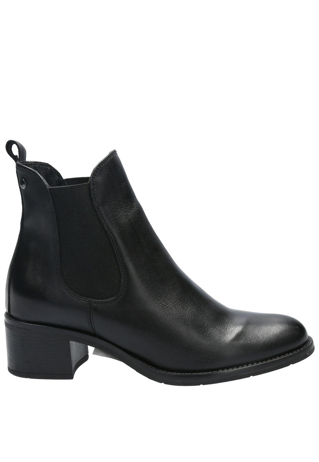 Botin Cuero Mujer Dagmar Negro-1