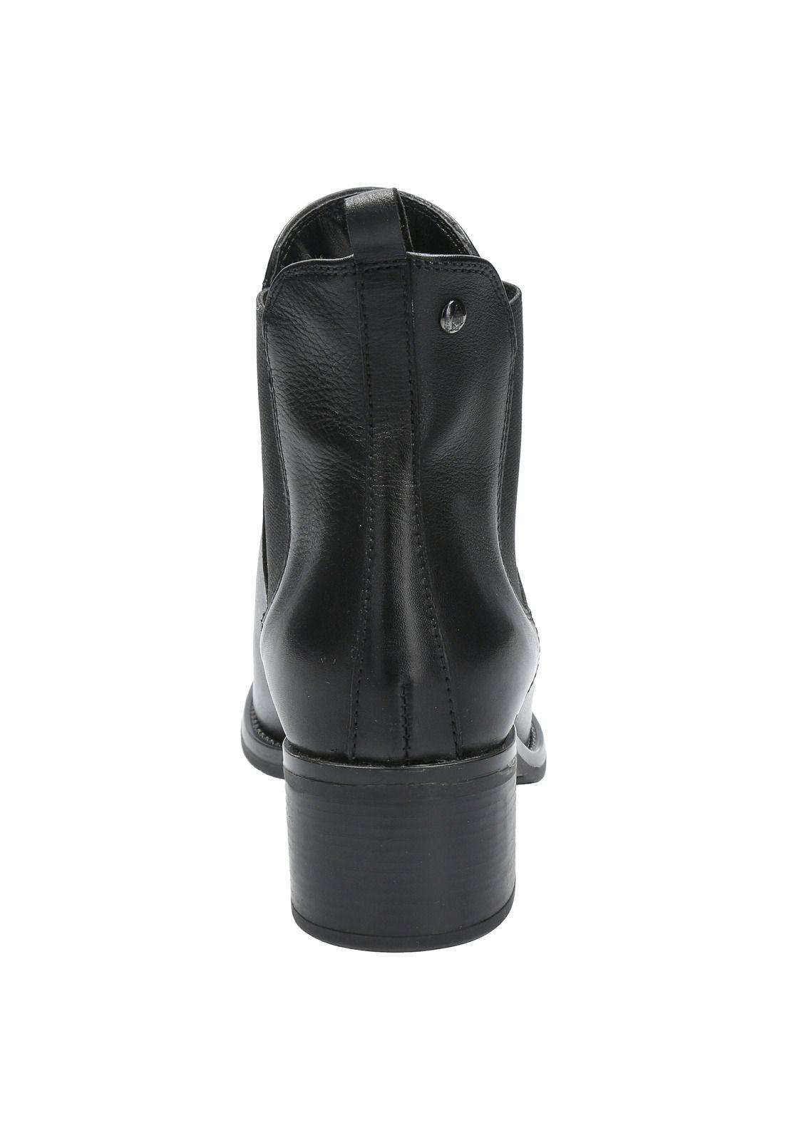 Botin Cuero Mujer Dagmar Negro-6