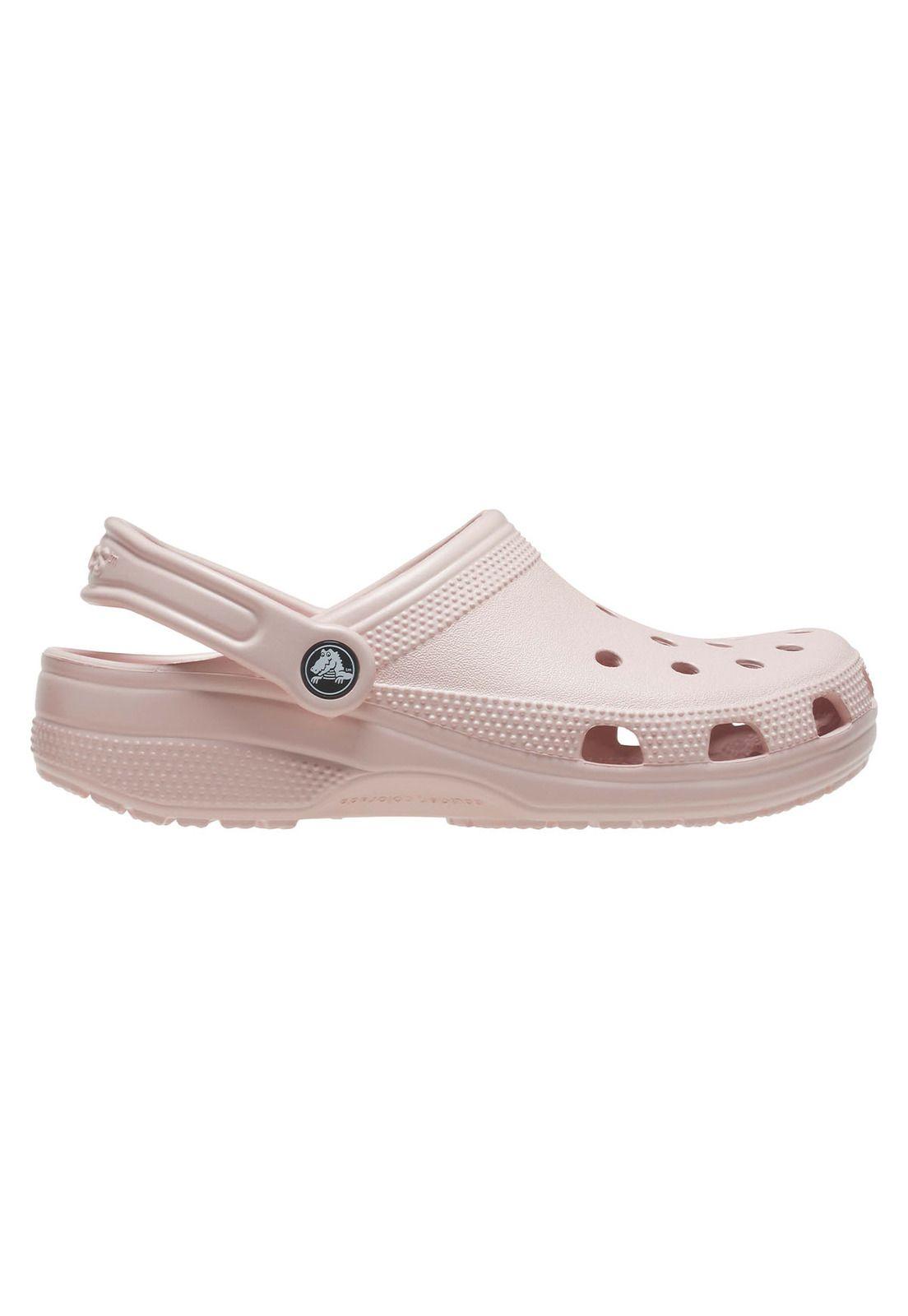 Zueco Crocs Mujer Classic Clog Rosado-0