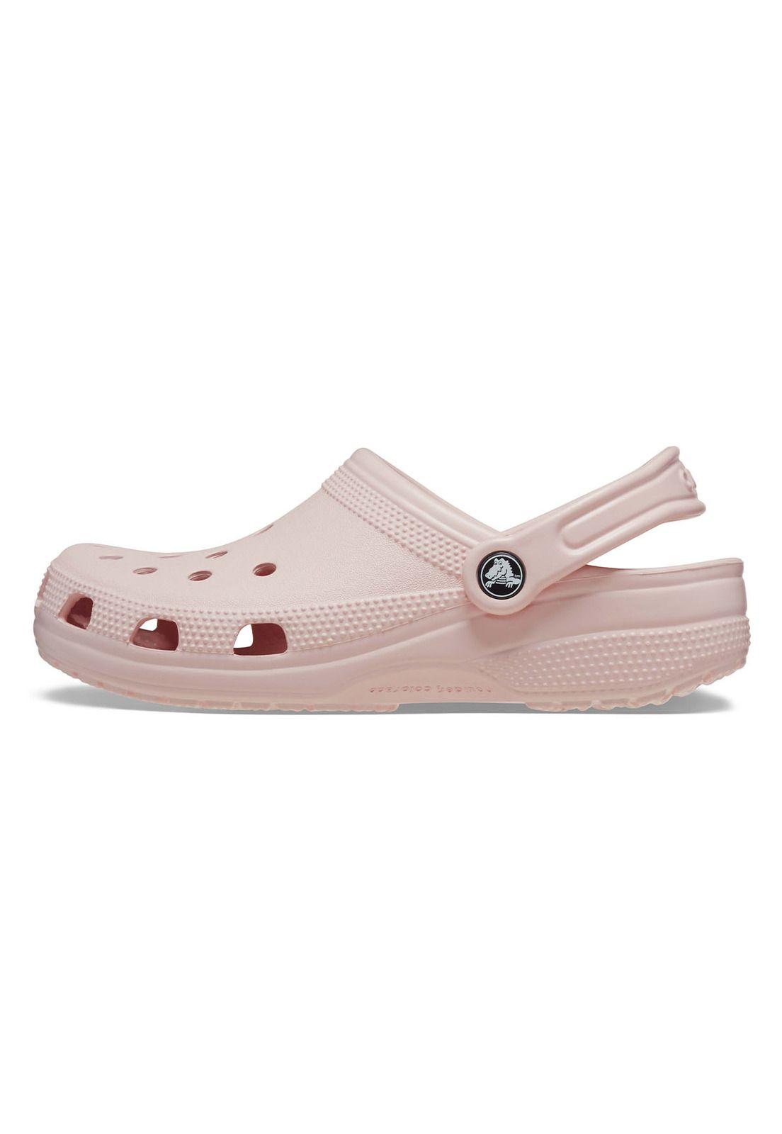 Zueco Crocs Mujer Classic Clog Rosado-1