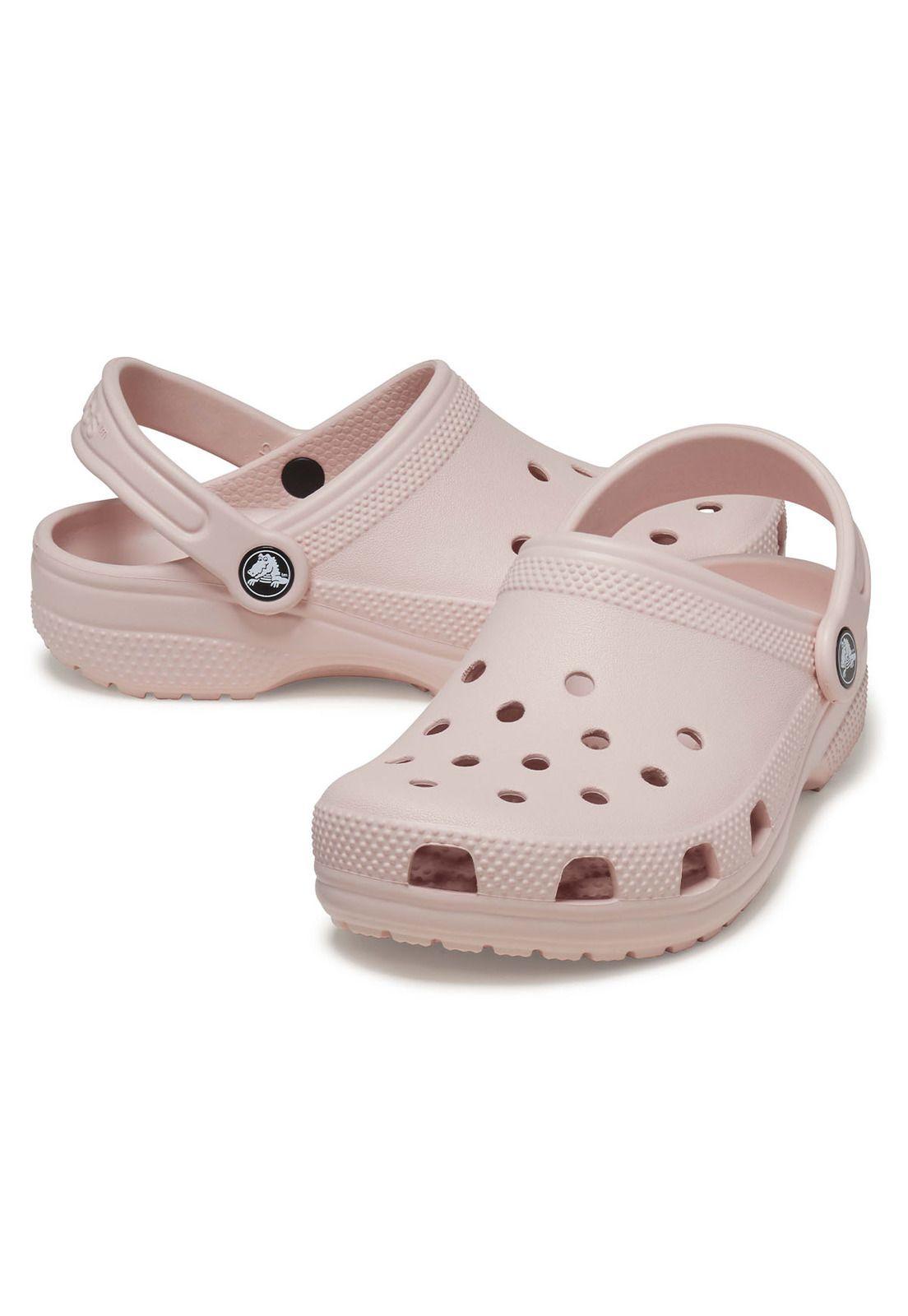 Zueco Crocs Mujer Classic Clog Rosado-3