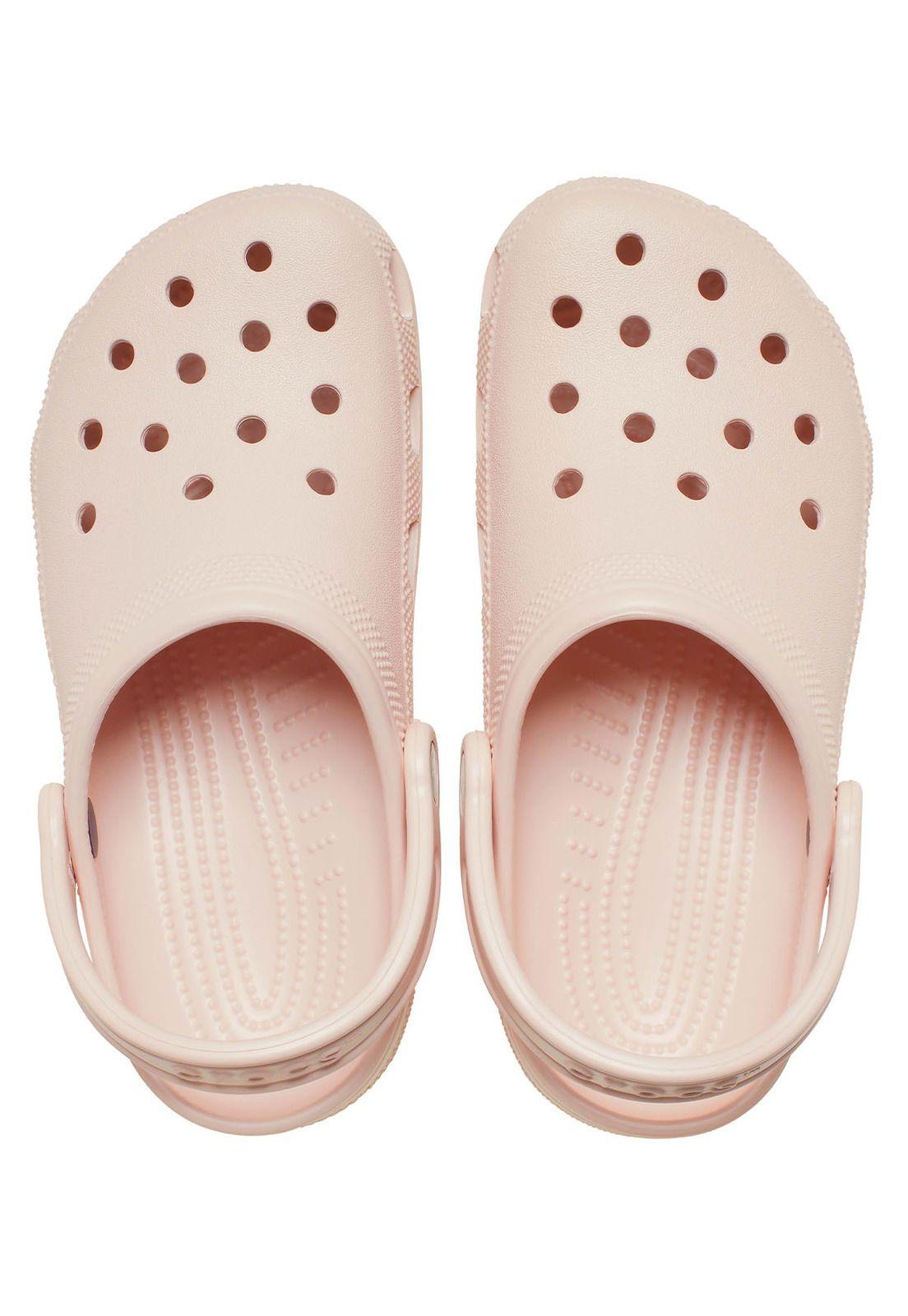 Zueco Crocs Mujer Classic Clog Rosado-4