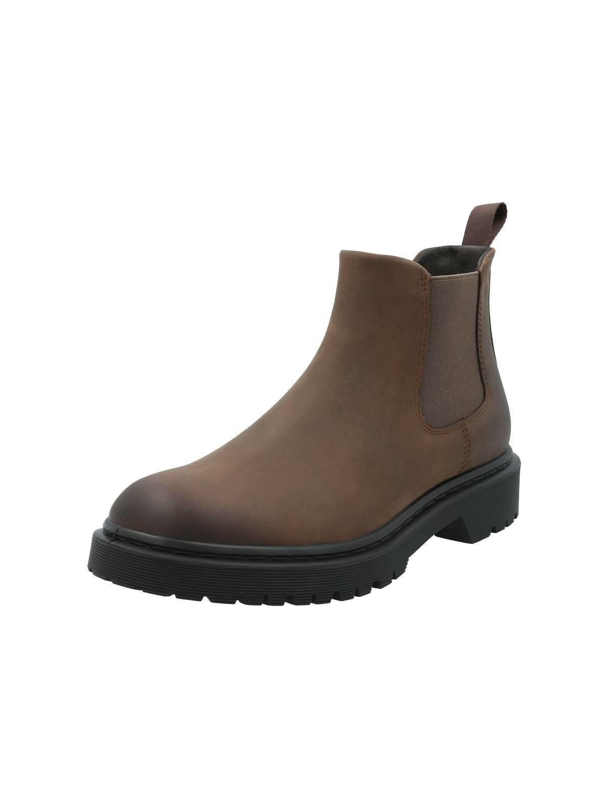 Botín Cuero Hombre Pulok Café-4