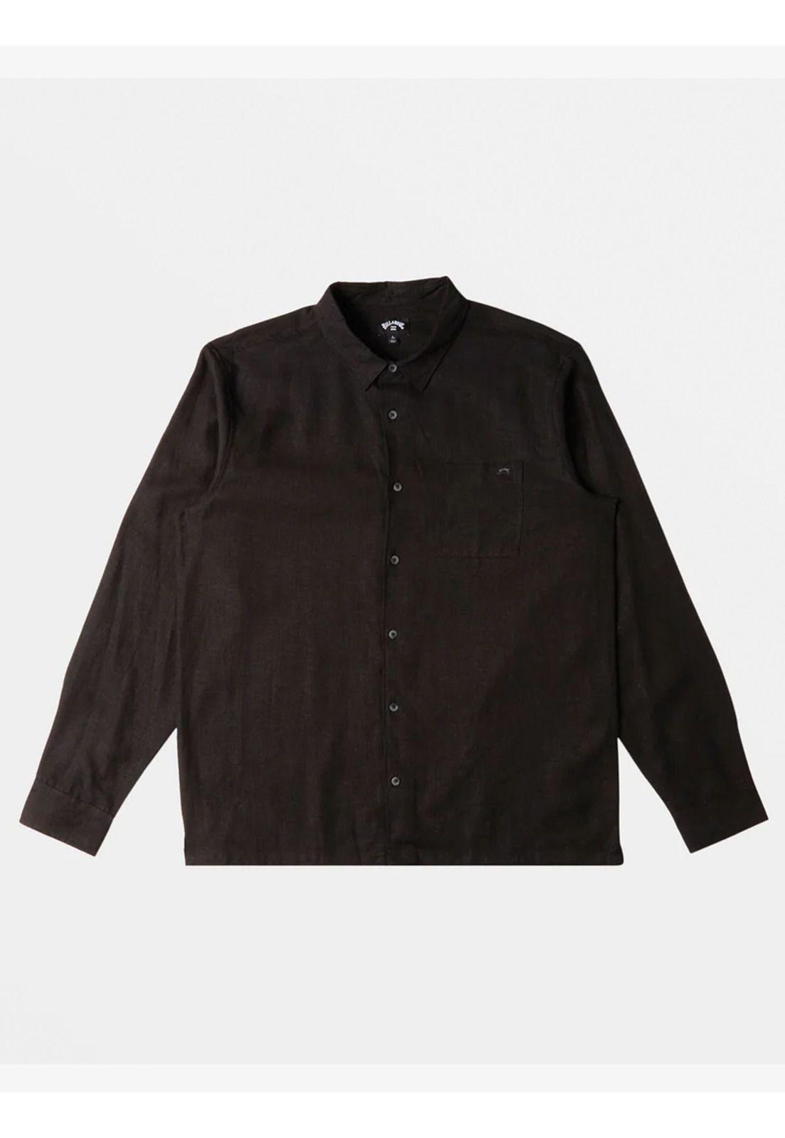 Camisa Manga Larga Hombre Ricardo Negra-5