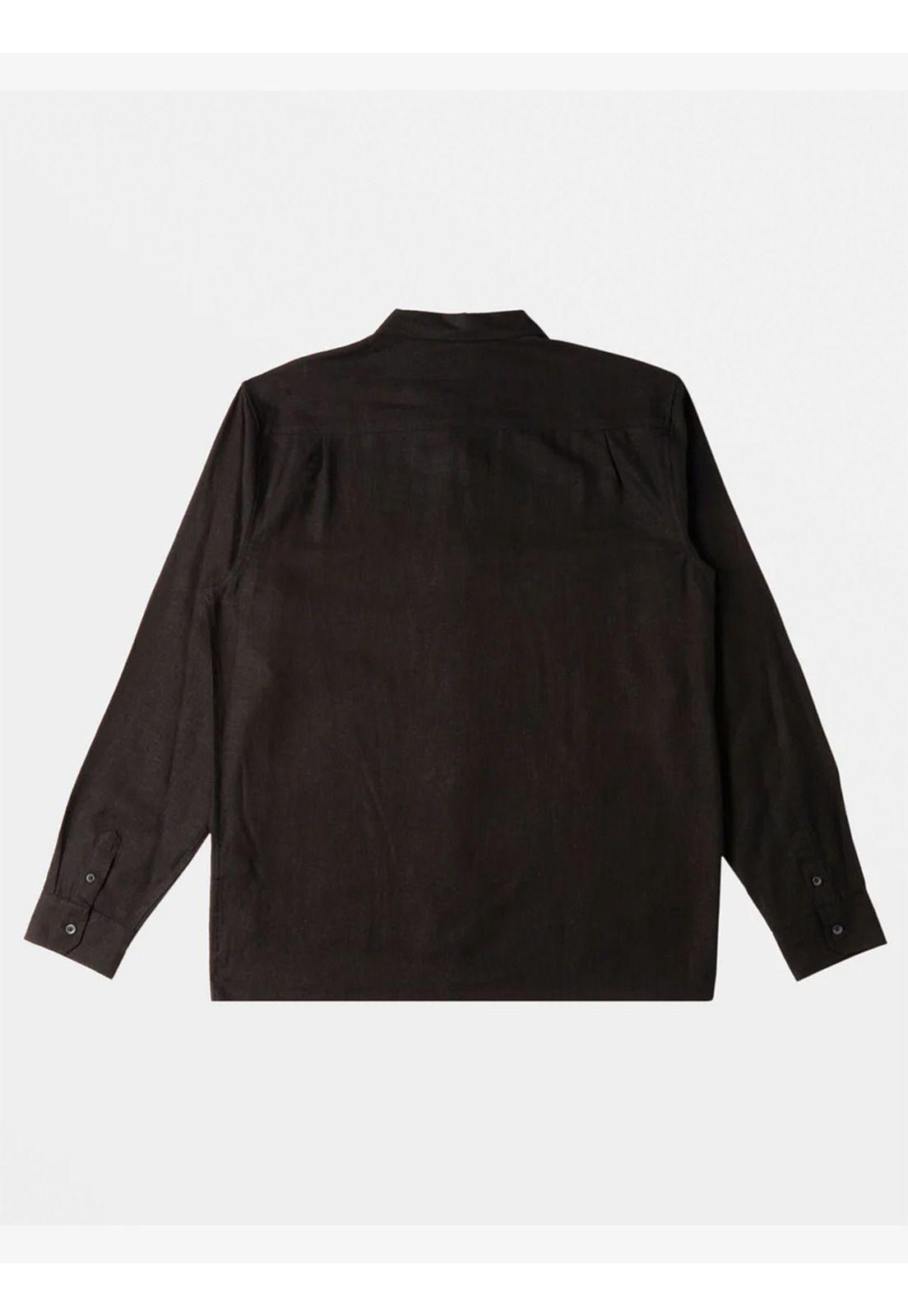 Camisa Manga Larga Hombre Ricardo Negra-6