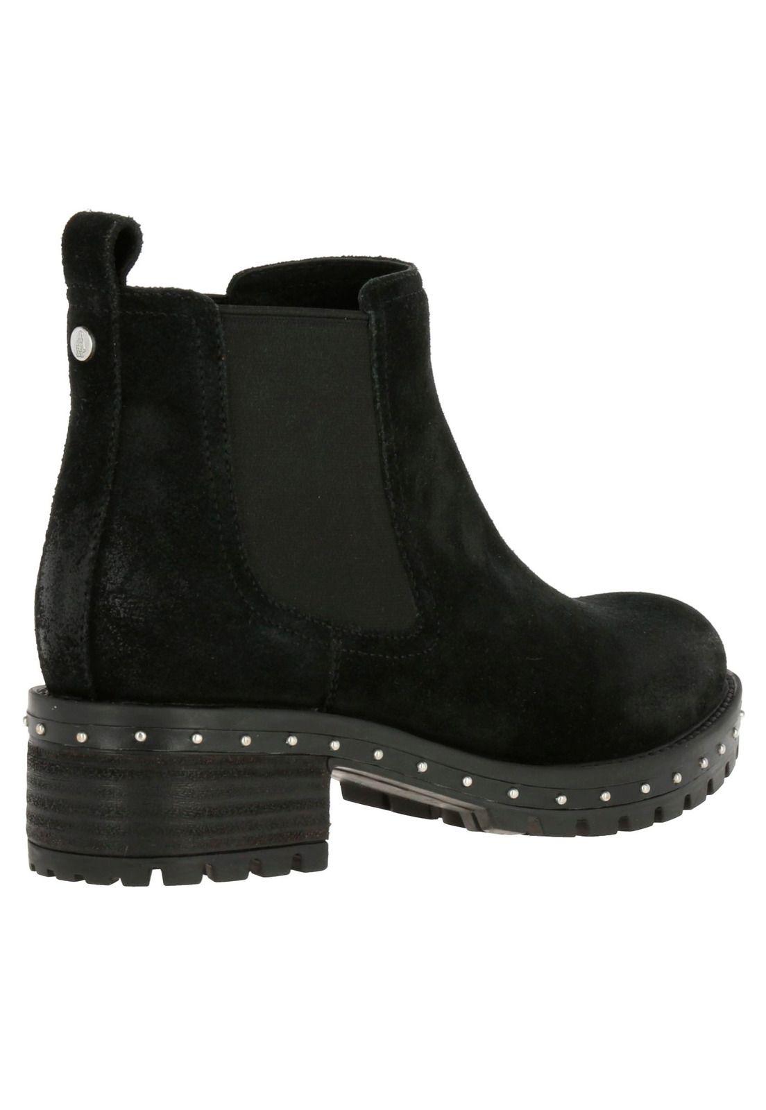 Botin Mujer Cuero Anny Negro-4