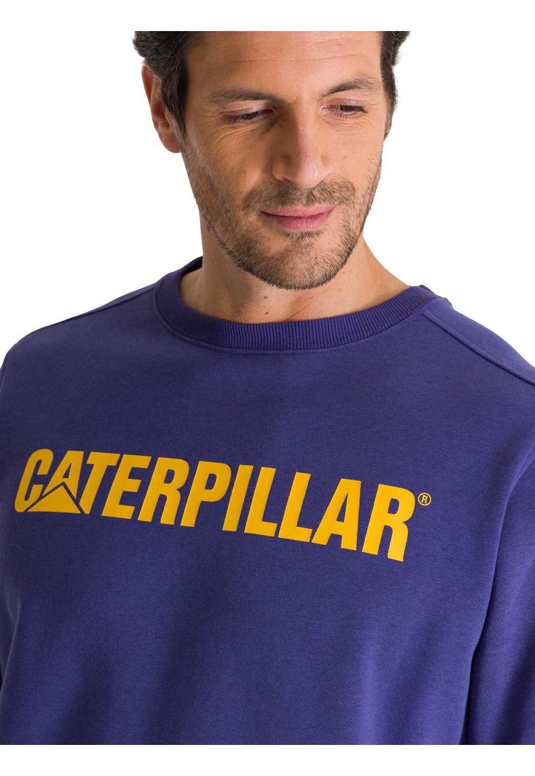 Polerón Crewneck Hombre Logo Azul-4