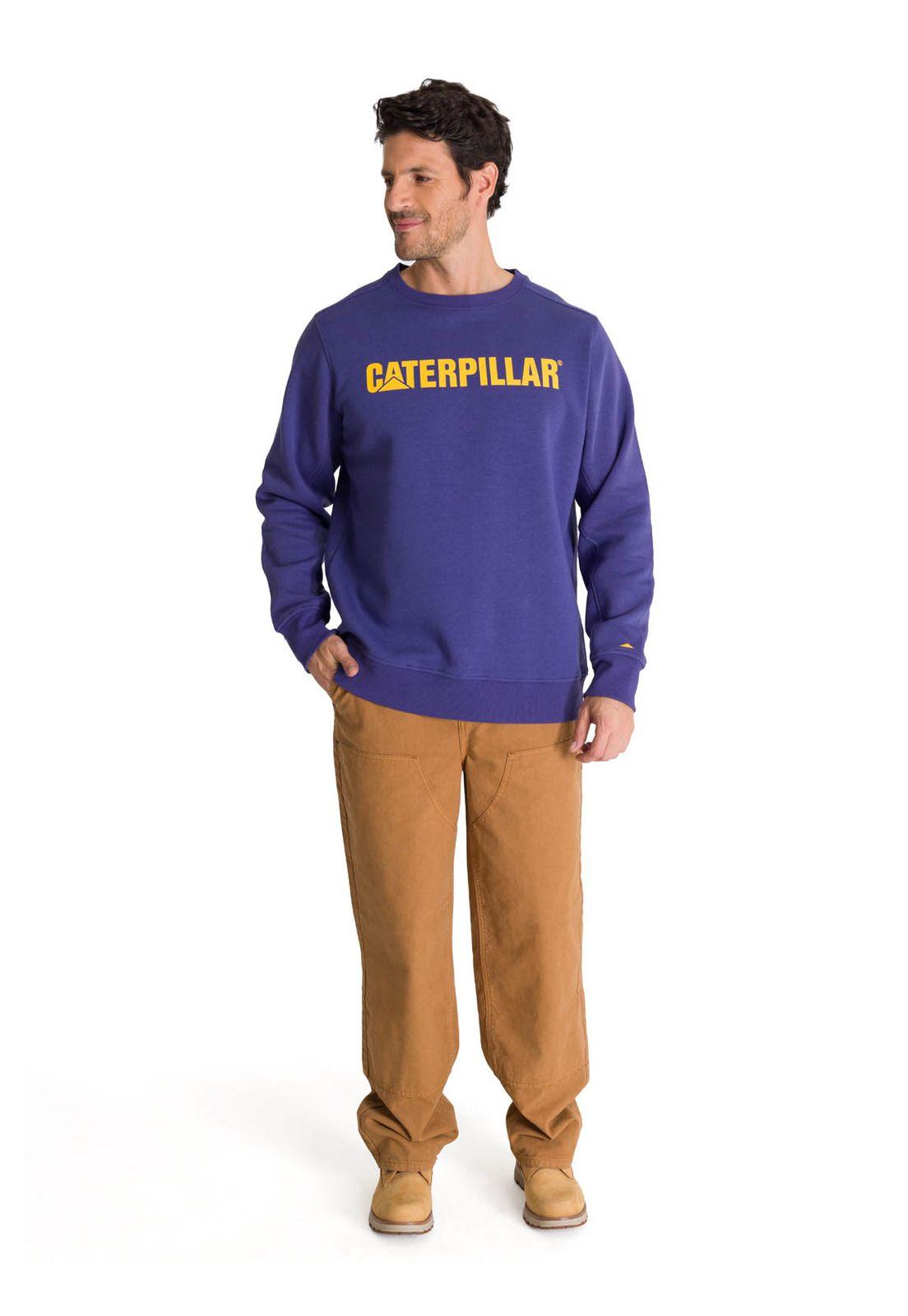 Polerón Crewneck Hombre Logo Azul-6