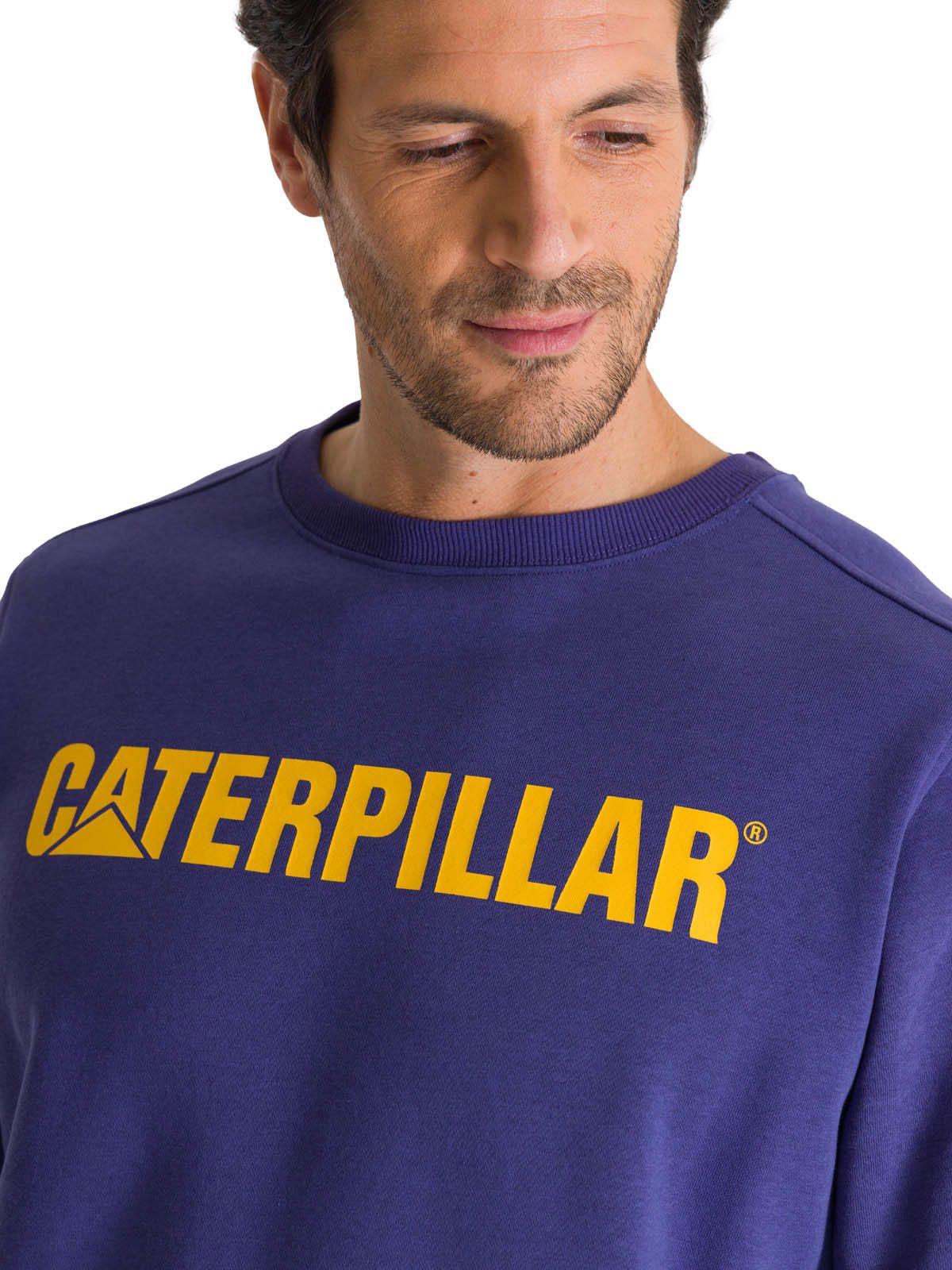 Polerón Crewneck Hombre Logo Azul-4