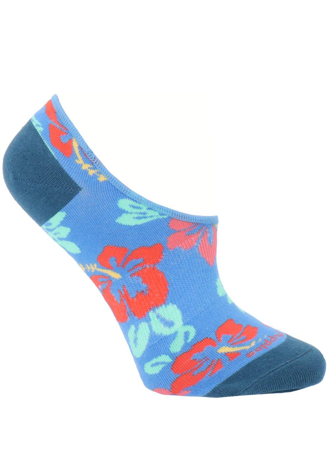 Calcetín Algodón Ibis Azul Mujer-0