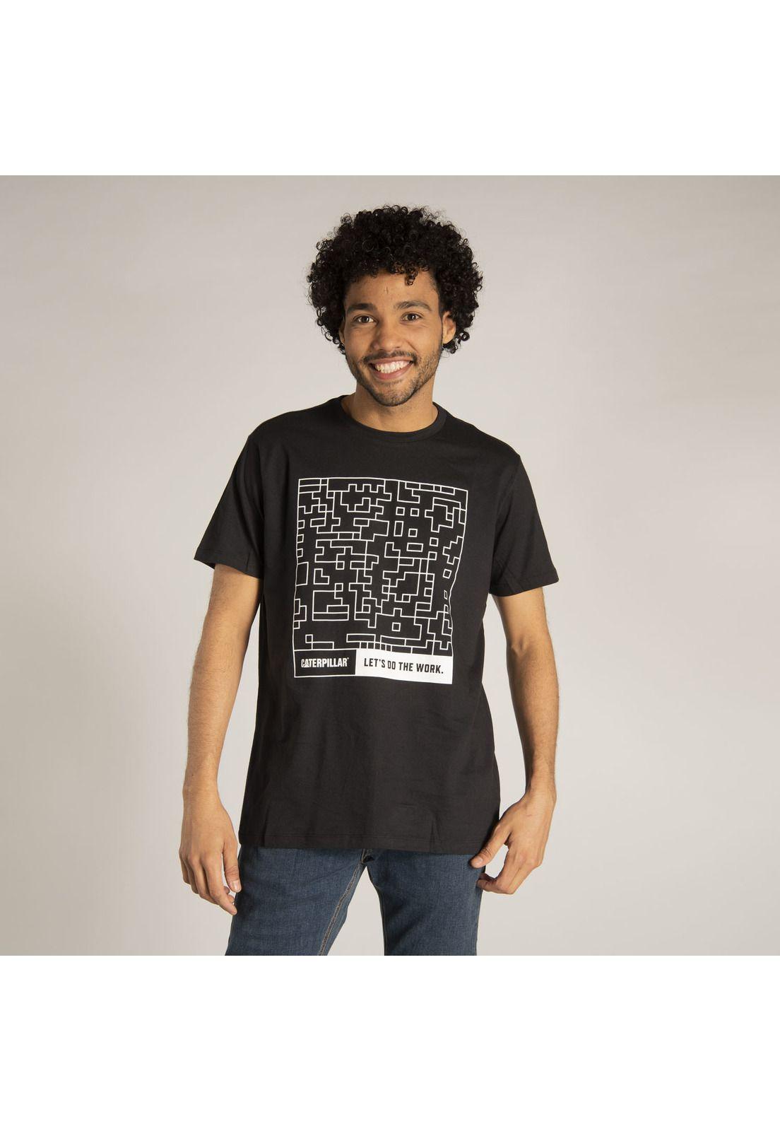 Polera M/C Hombre Vrstl Negative Tee Negro-0