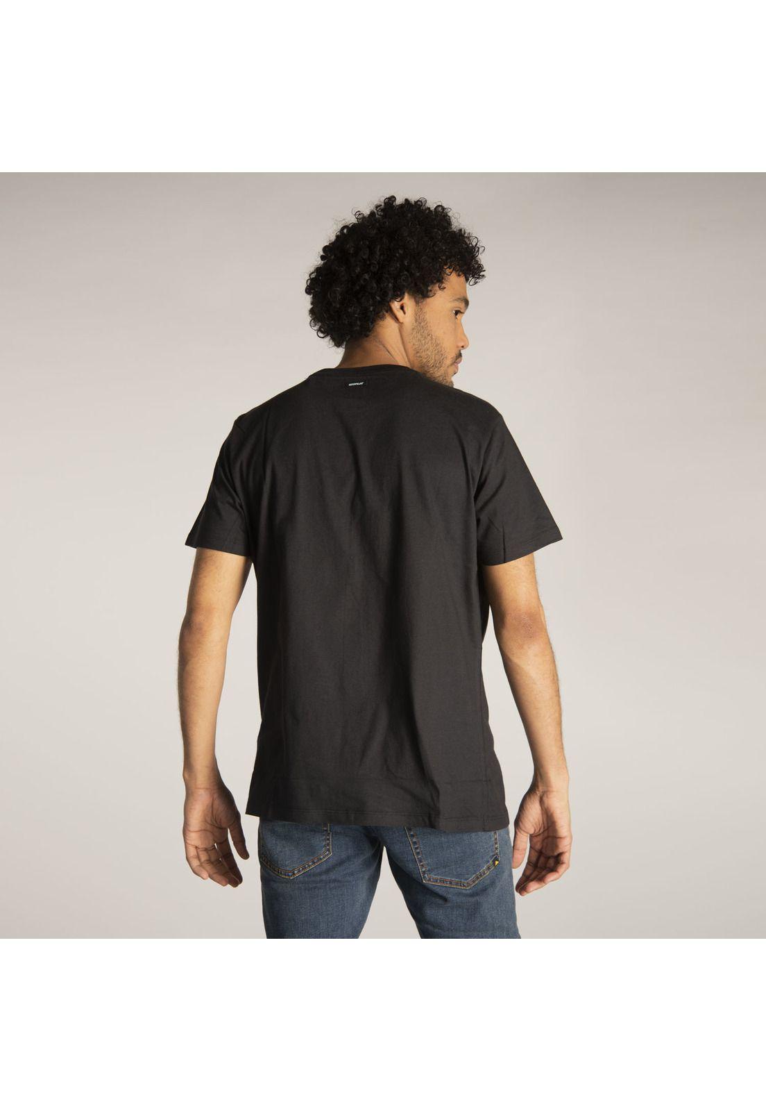 Polera M/C Hombre Vrstl Negative Tee Negro-2
