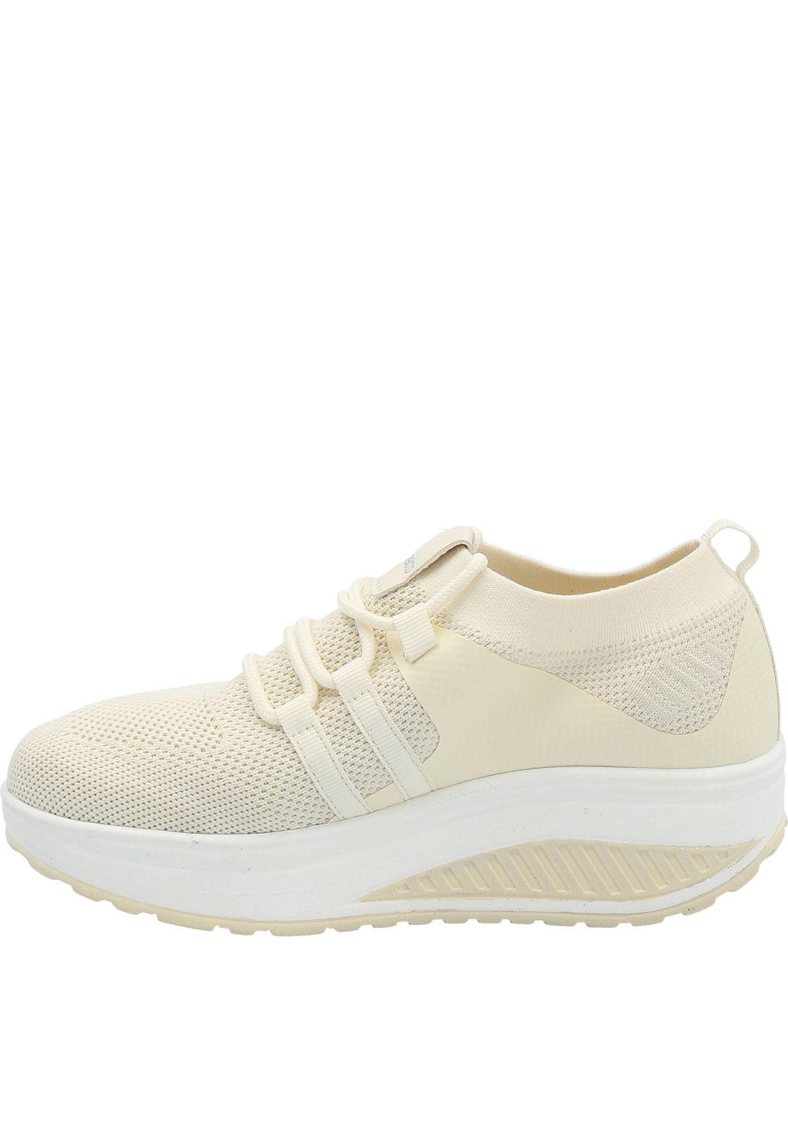 Zapatilla Mujer Bertha Beige-4