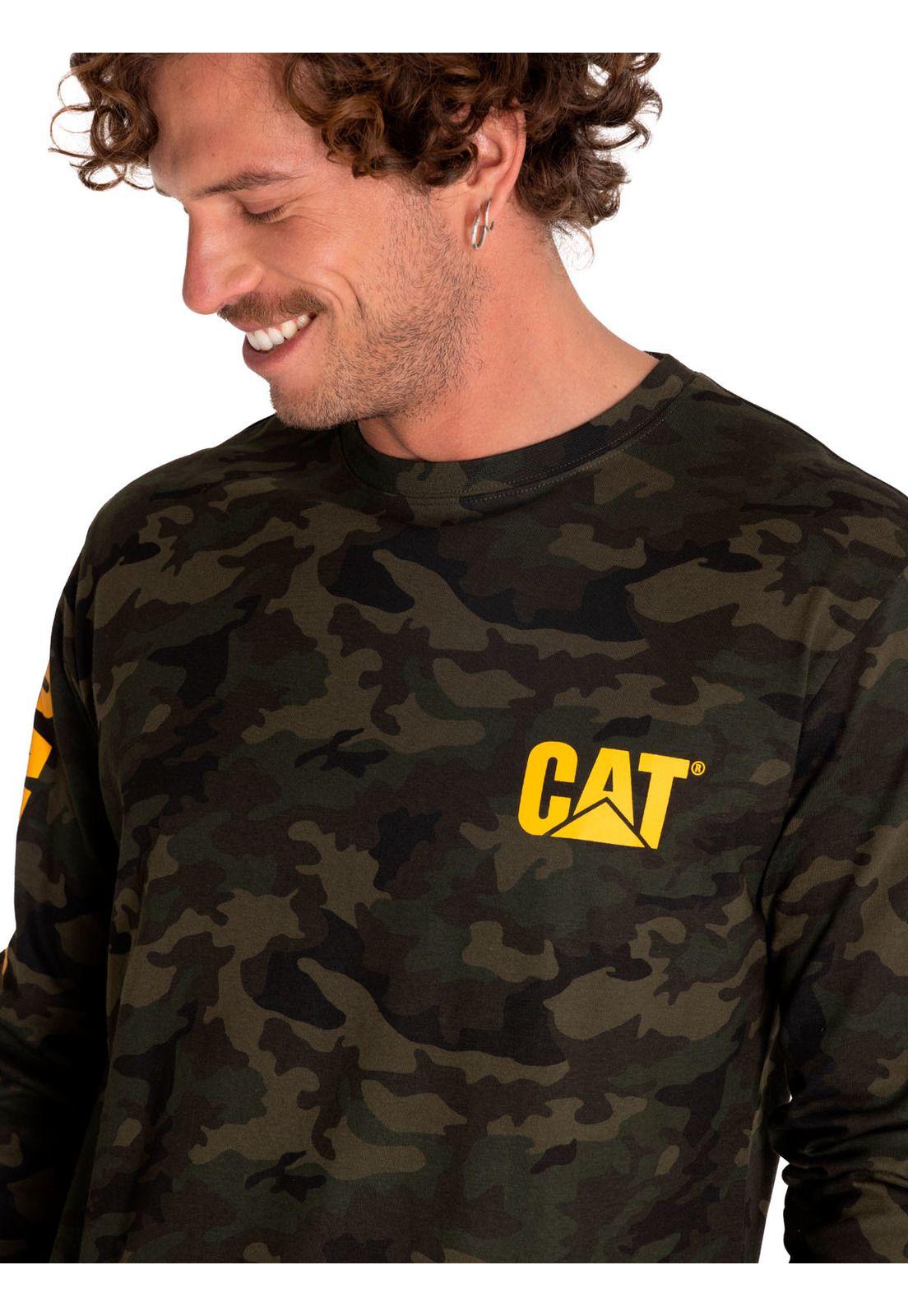 Polera Manga Larga Hombre Trademark Slim Verde-4