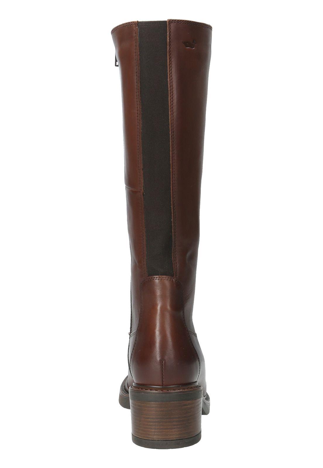 Bota Cuero Mujer Eloise Café-5
