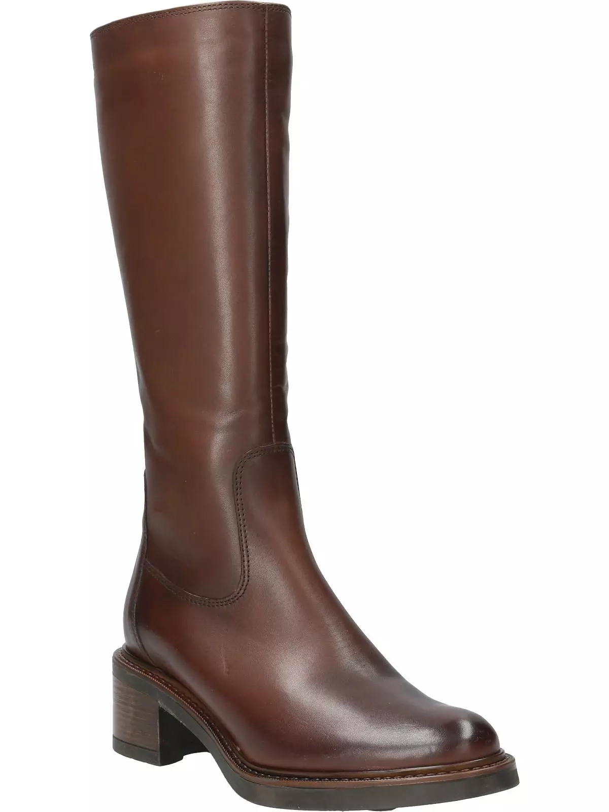 Bota Cuero Mujer Eloise Café-1