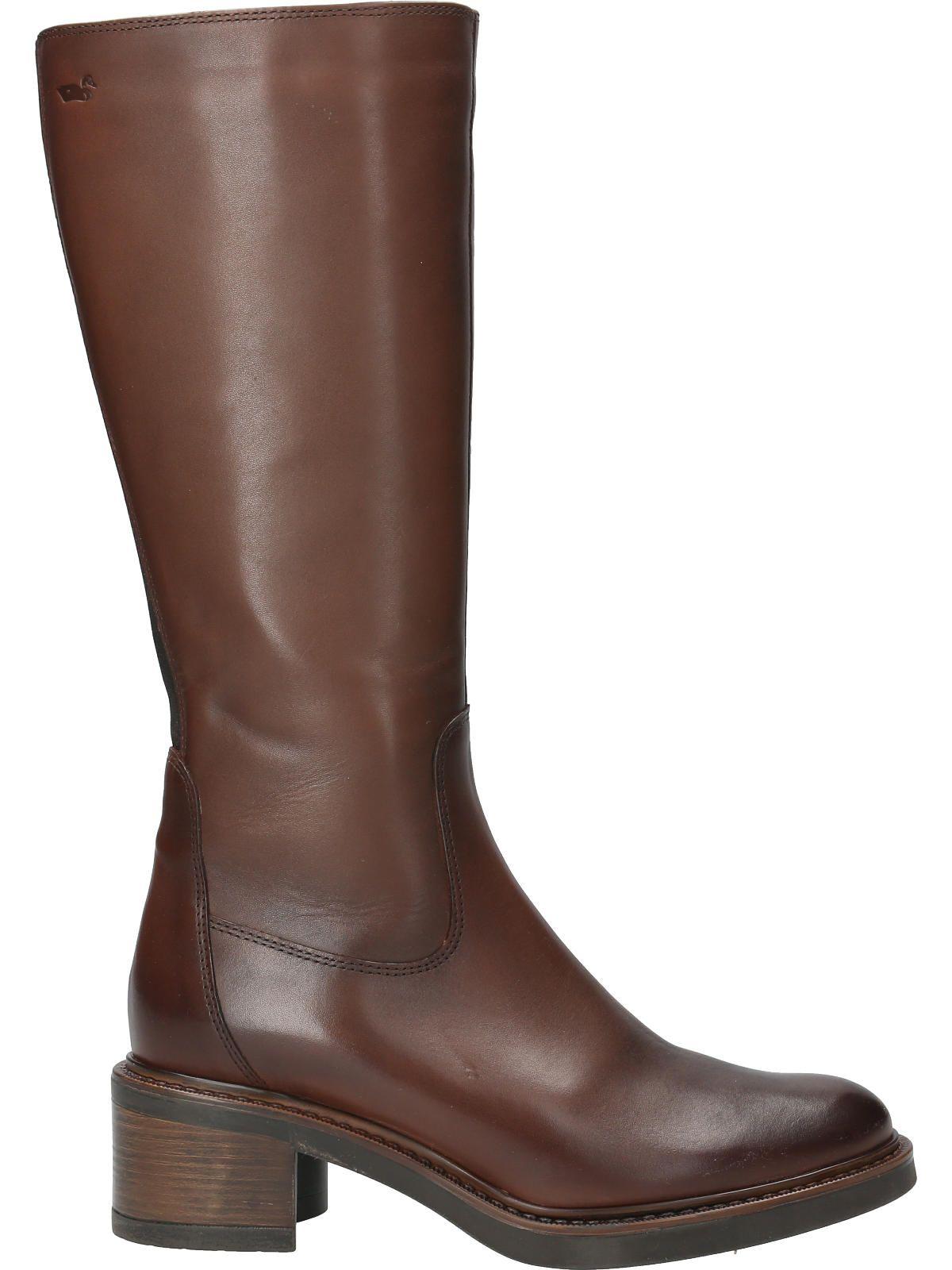 Bota Cuero Mujer Eloise Café-0