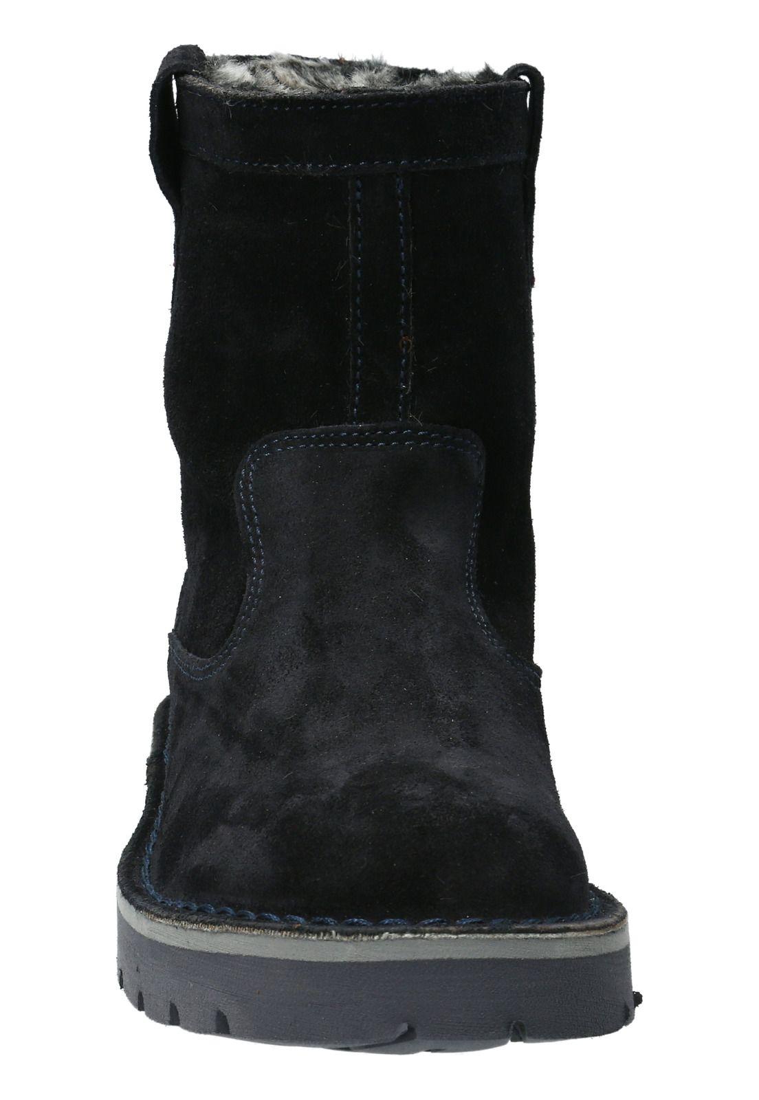 Bota Cuero Mujer Corso Azul-2