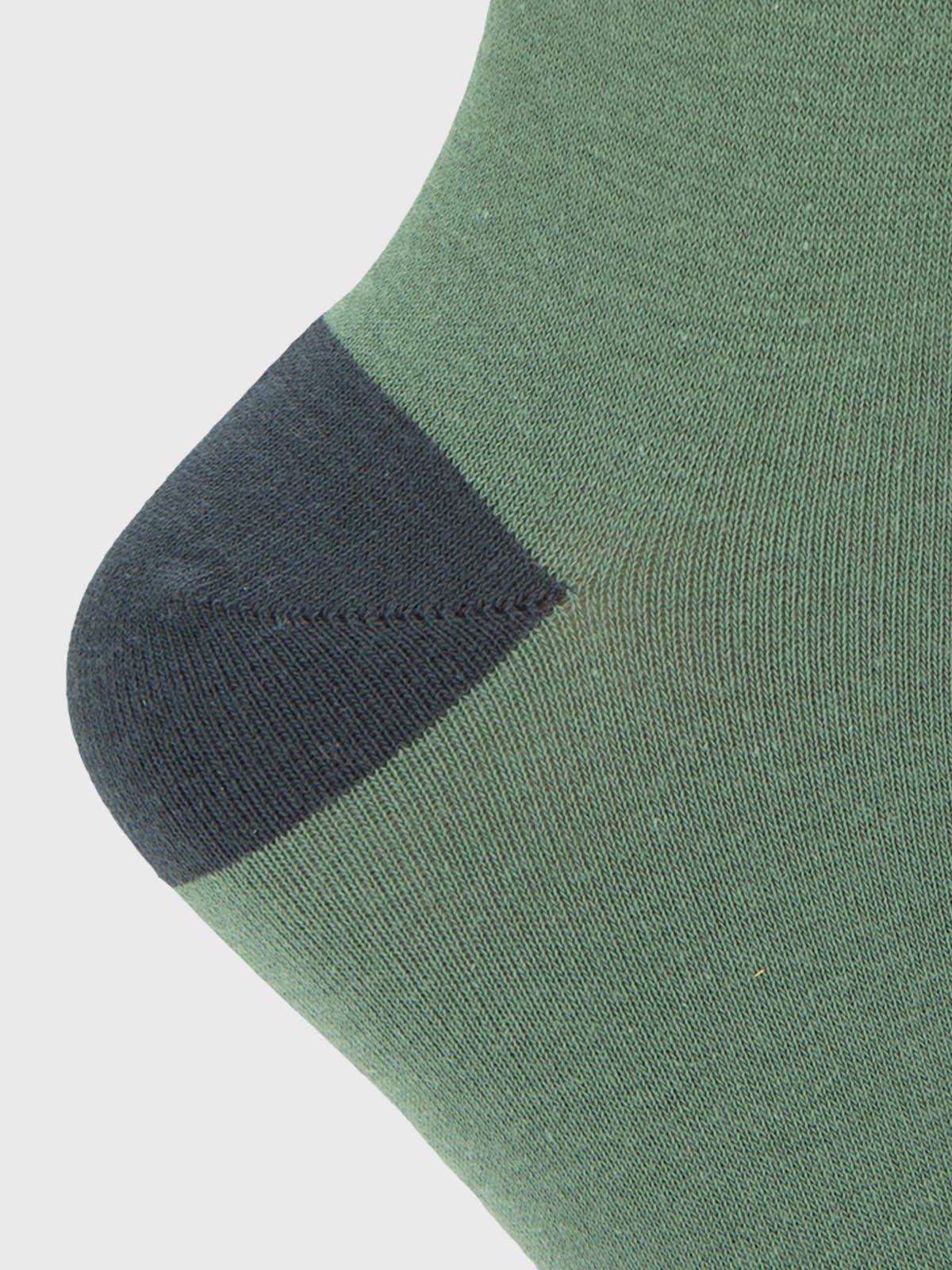 Calcetin Algodón Mujer C Amour Verde-2