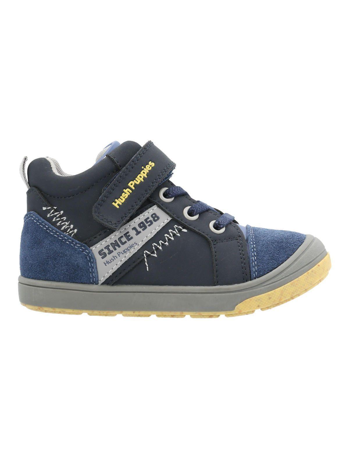 Botin Cuero Yorktown Niño Azul-0