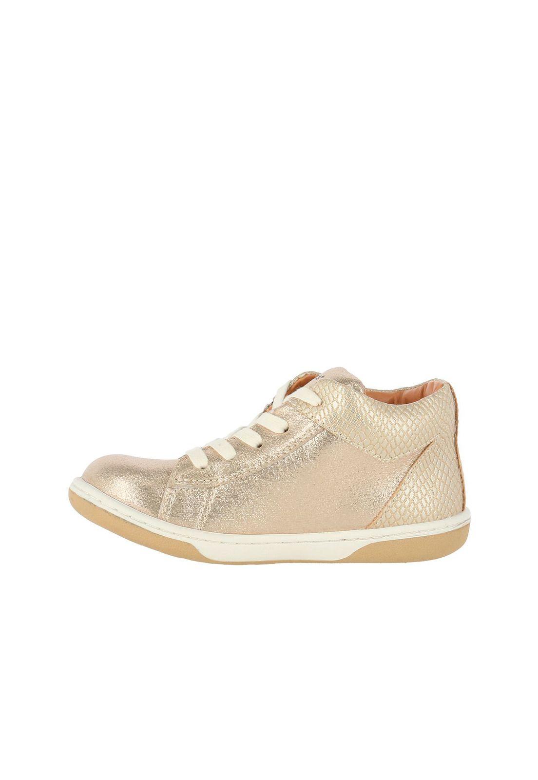 Zapatilla Cuero Emma Dorado-3