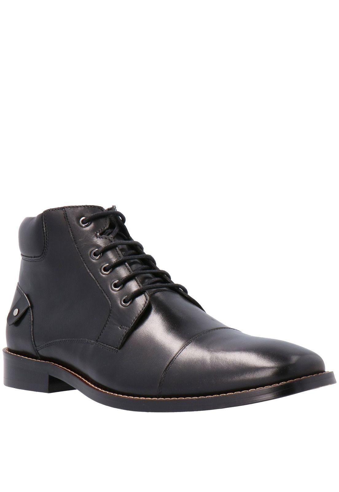 Botin Cuero Hombre Tango Negro-0