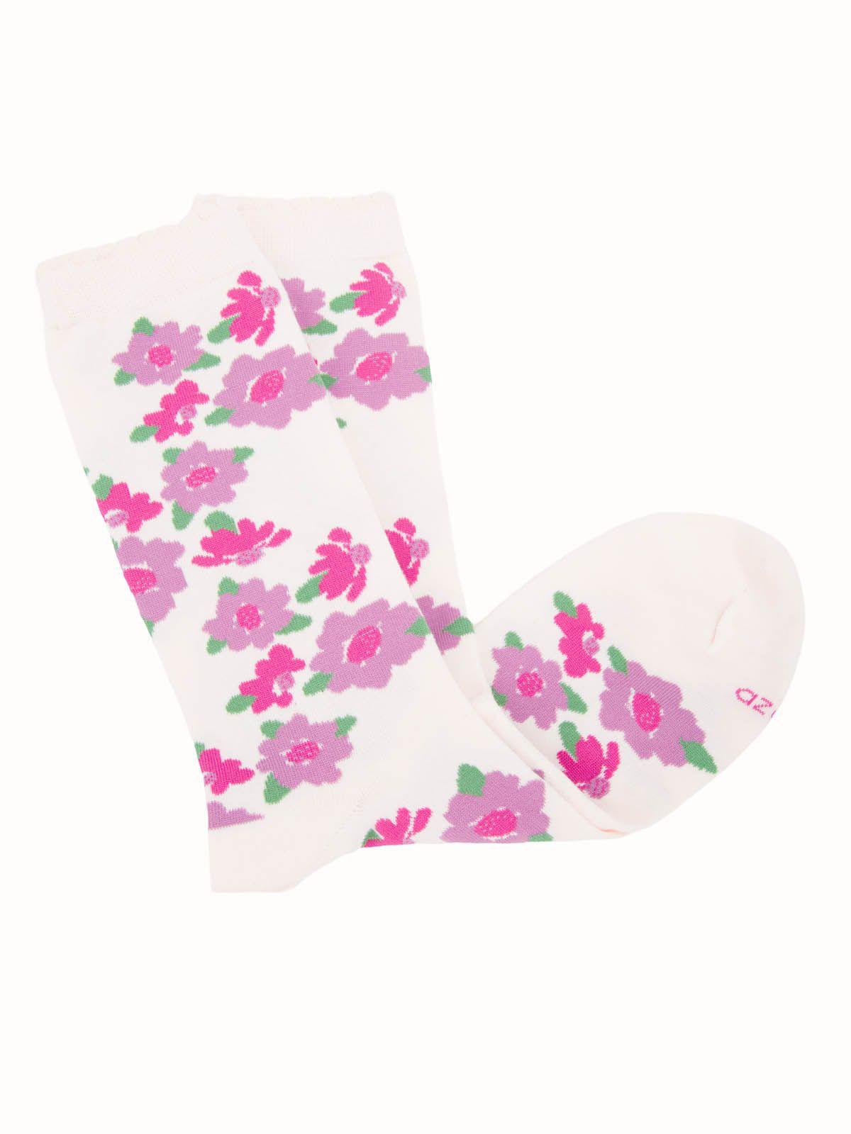 Calcetín Algodón Mujer C St Flori Beige-2