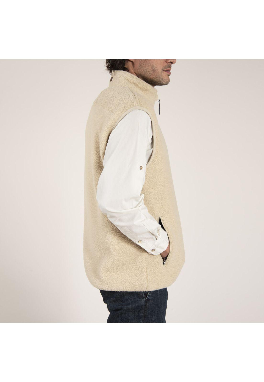 Vest Masculino Andorra Pet Reciclado Beige-2
