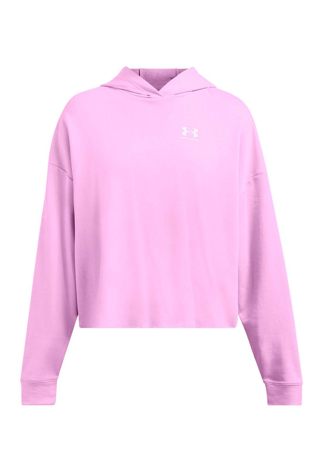 Polerón Oversize Rival Terry mujer Rosa-0