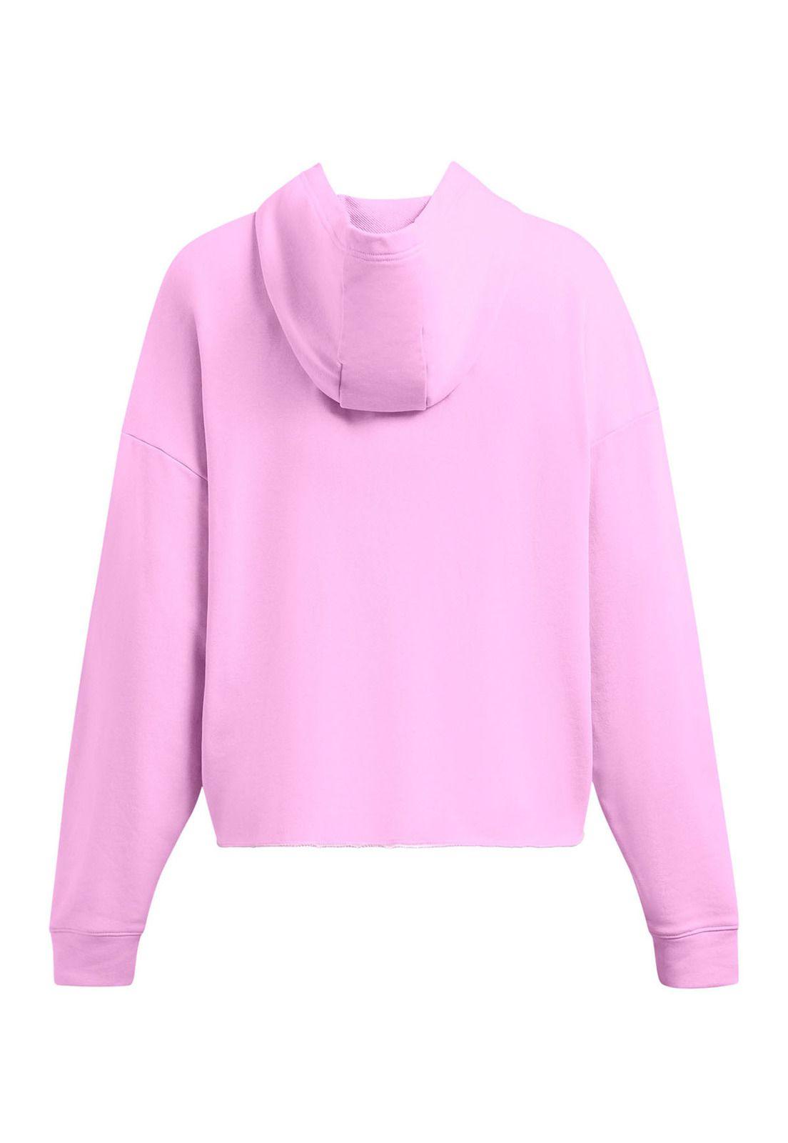 Polerón Oversize Rival Terry mujer Rosa-1