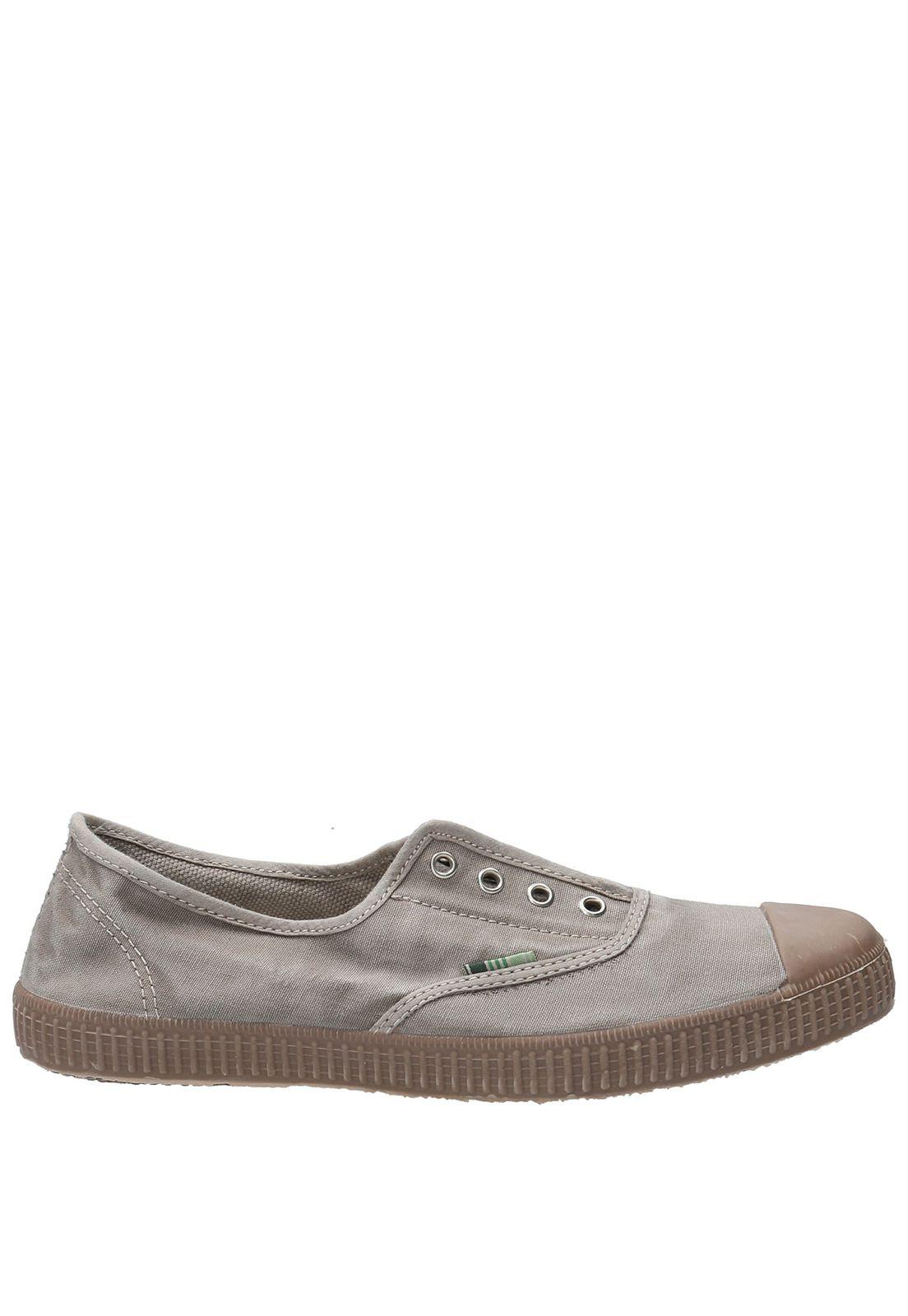 Zapatilla Algodón Orgánico Mujer Greece Gris-0