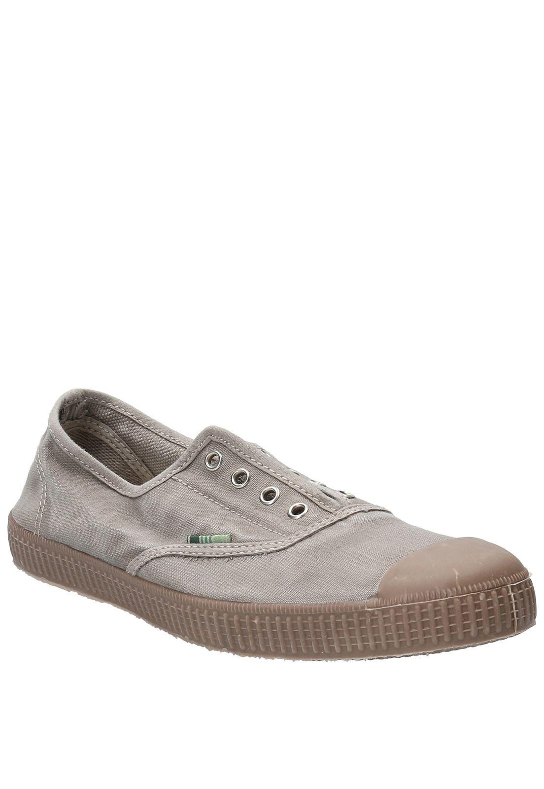 Zapatilla Algodón Orgánico Mujer Greece Gris-1