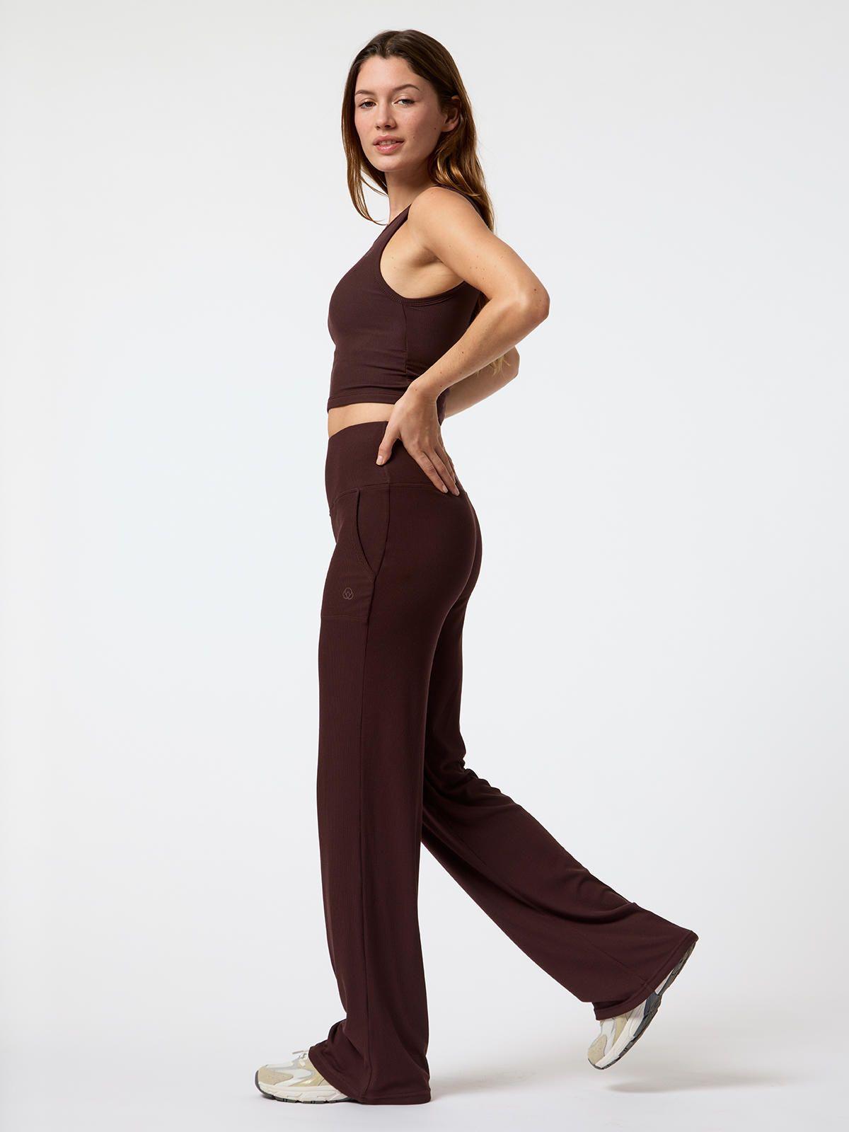 Polera Rib Modal Aloe Café Mujer-5