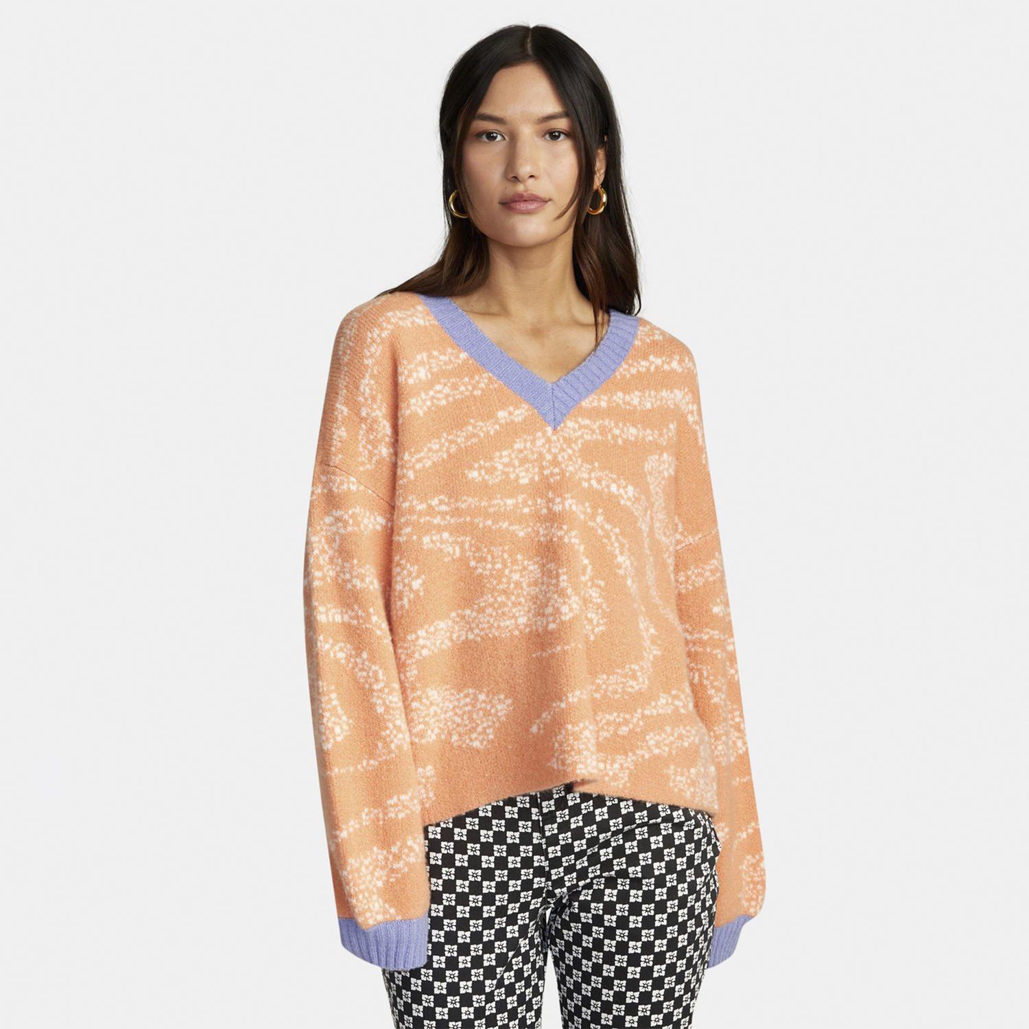 Sweater Mujer Long Distances Rosa-0