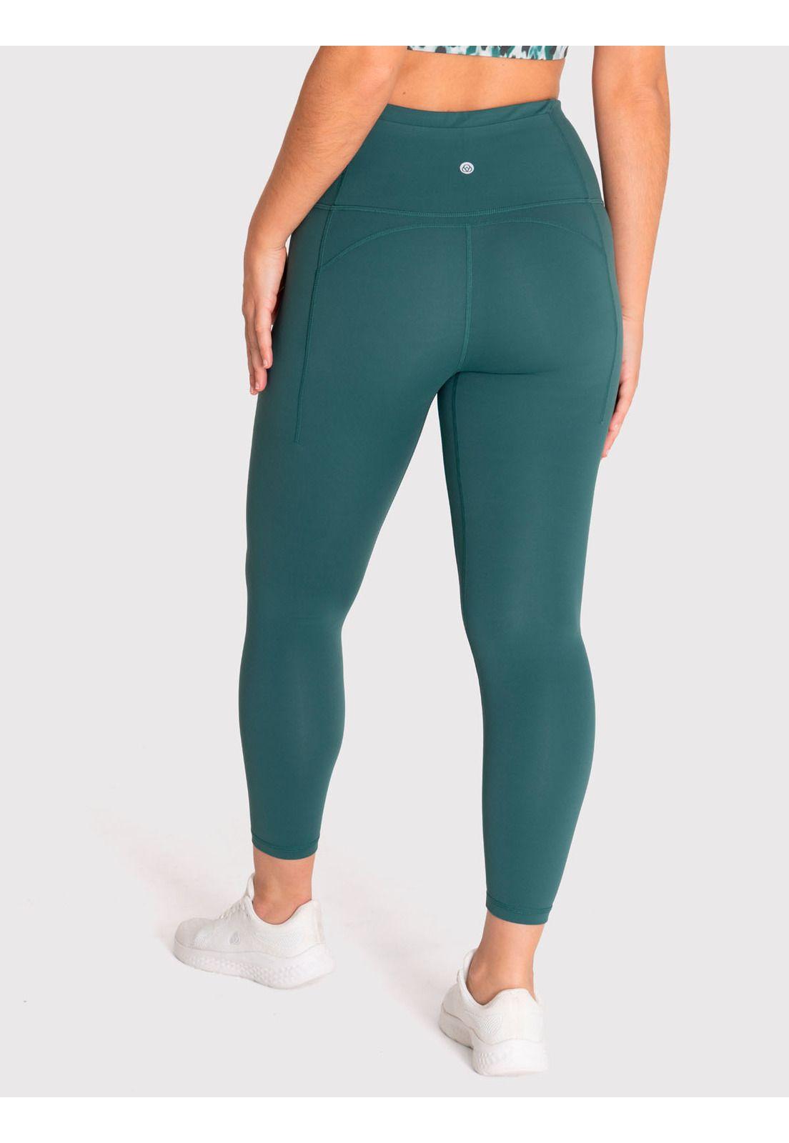 Calza 7/8 Mujer Ankle Irene Verde-3