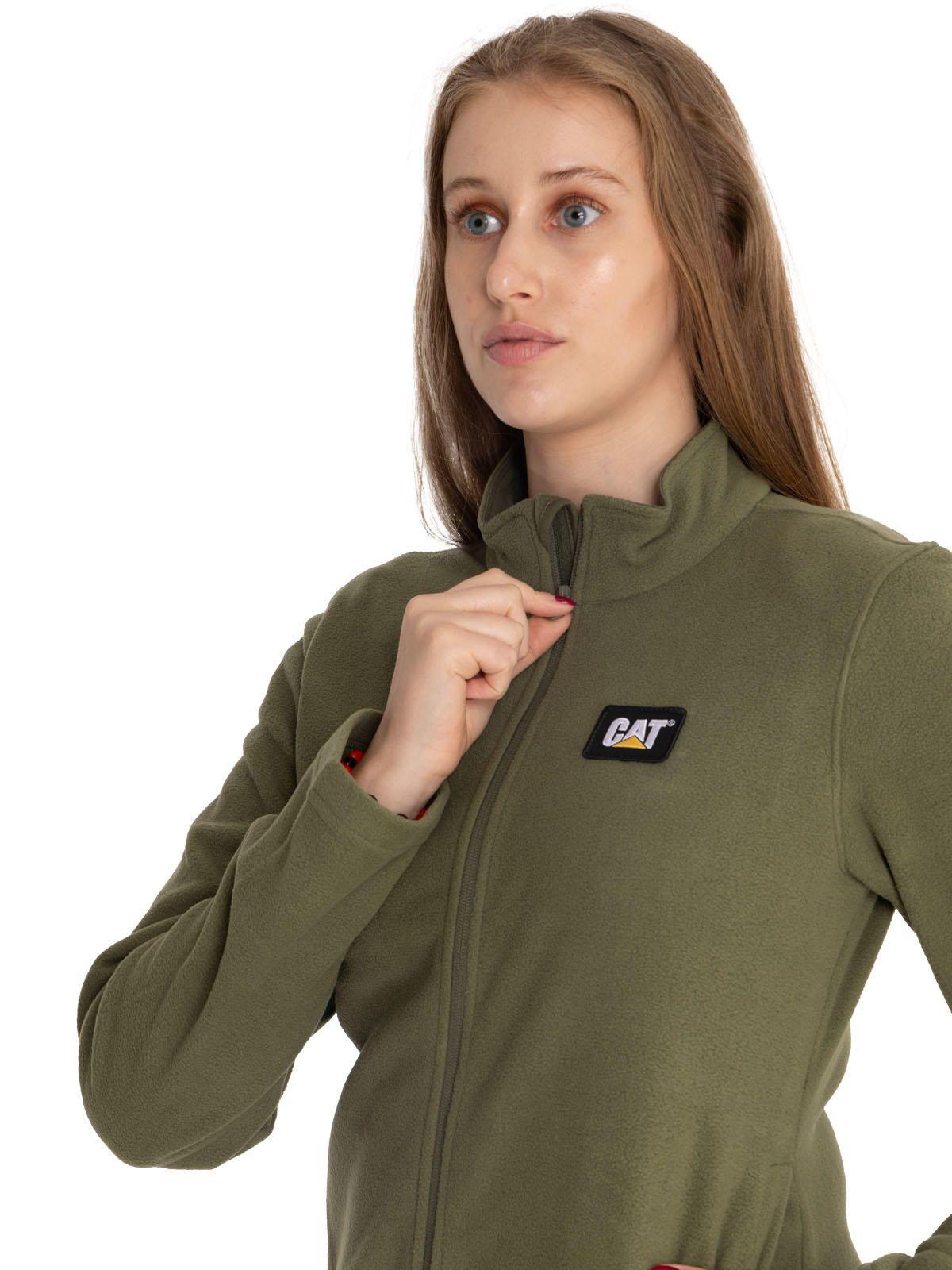 Polar Mujer Microfleece Full Zip Verde Musgo-4