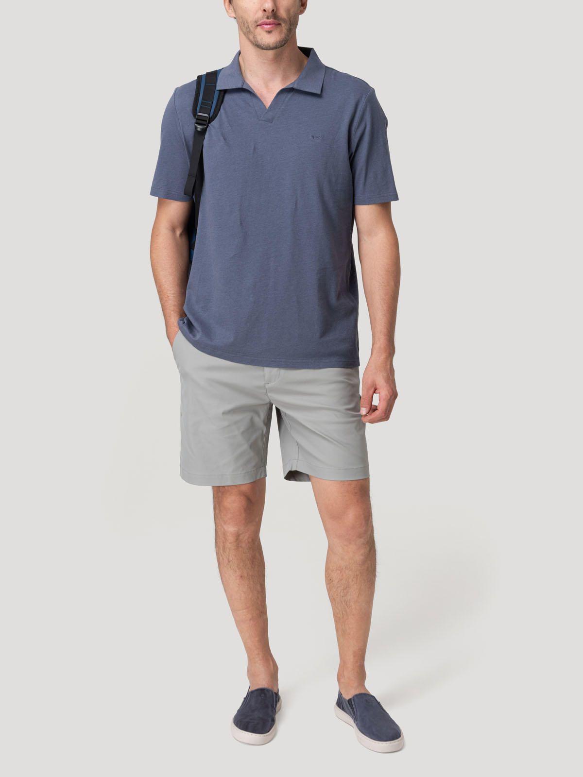 Polera Algodón Orgánico Hombre Vary Azul-7