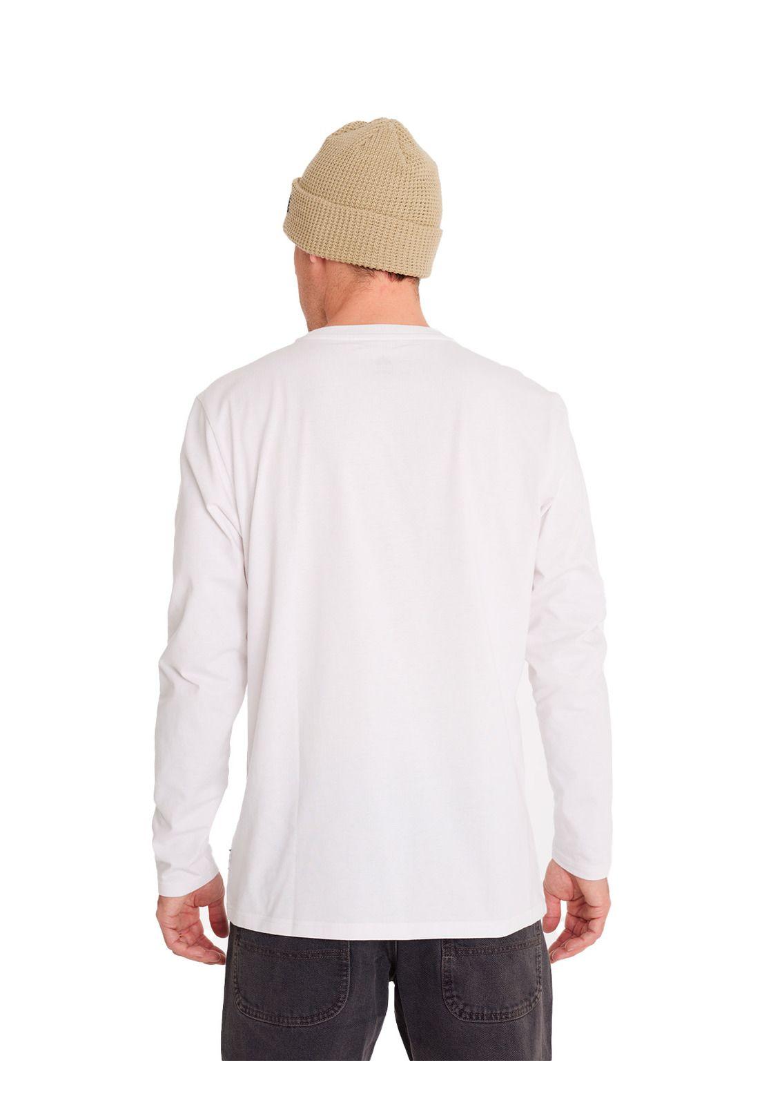 Polera manga larga Hombre Long Sl Blanco-3