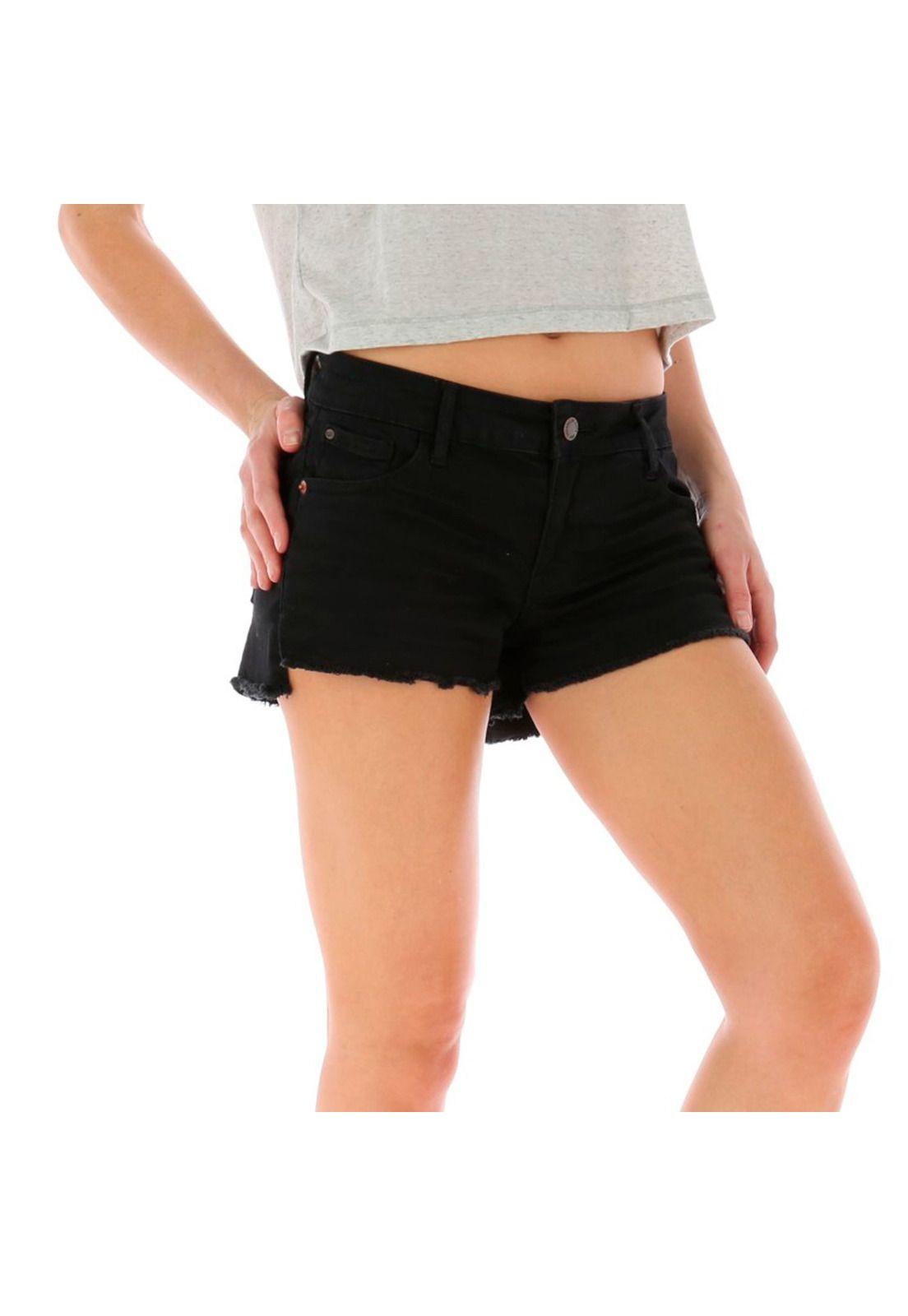 Short Mujer Daisy Short Negro-2