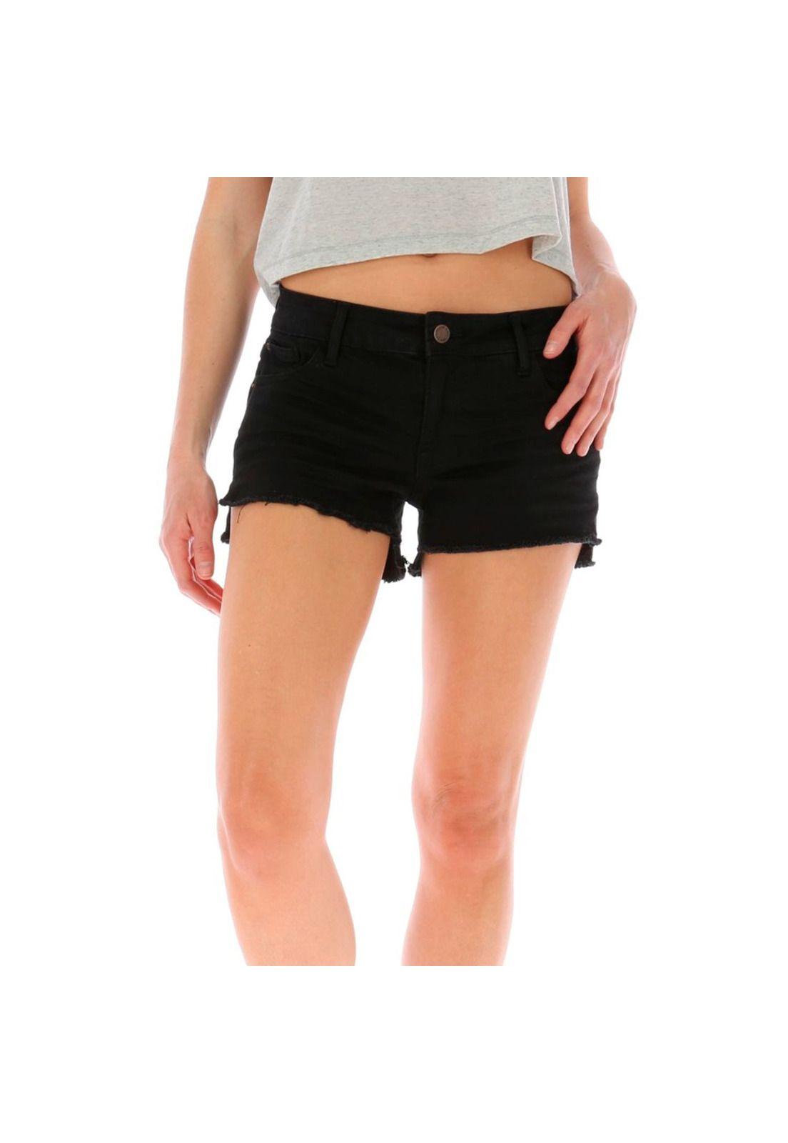 Short Mujer Daisy Short Negro-3