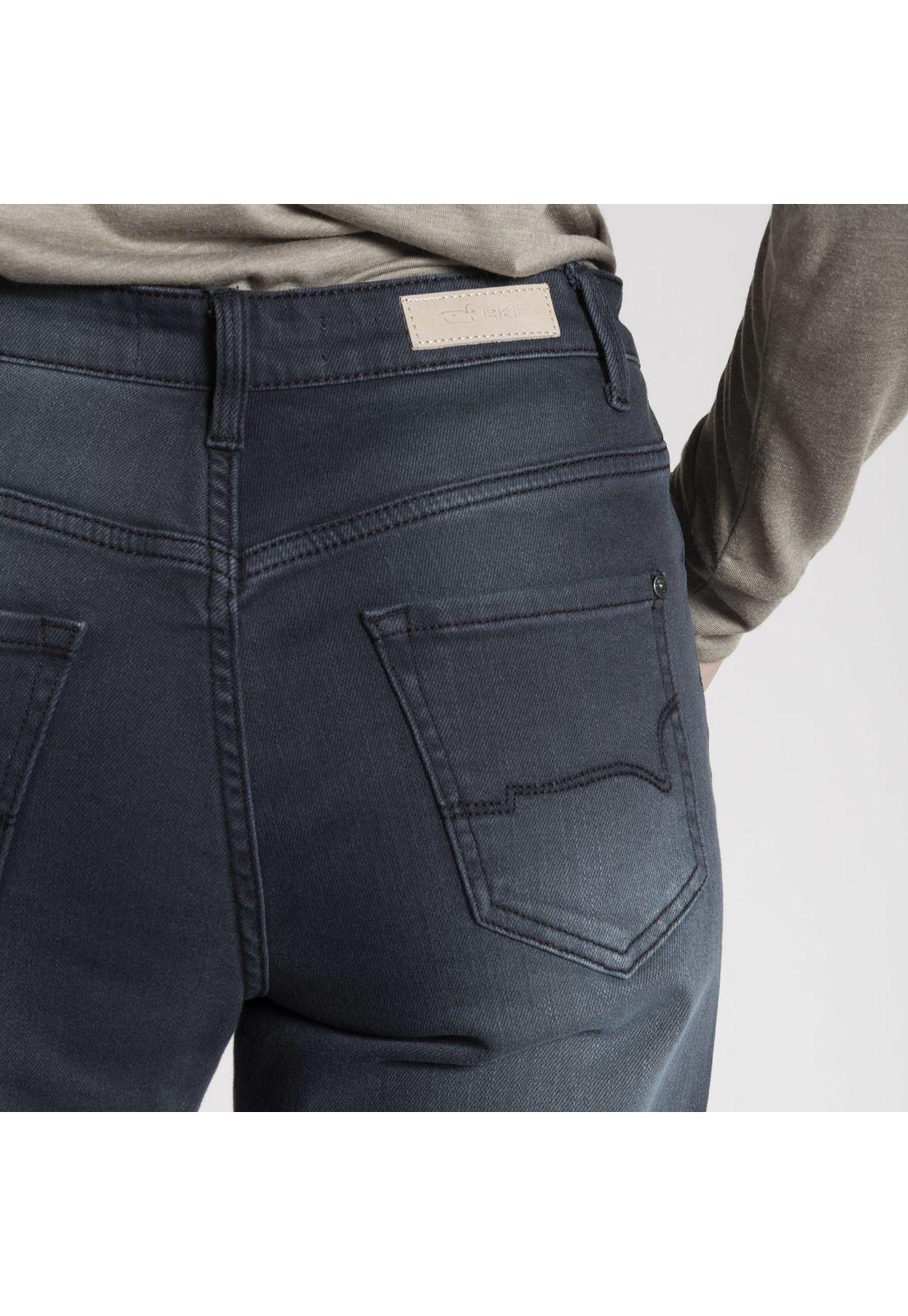 Jeans Mujer Ane Algodón Negro-5