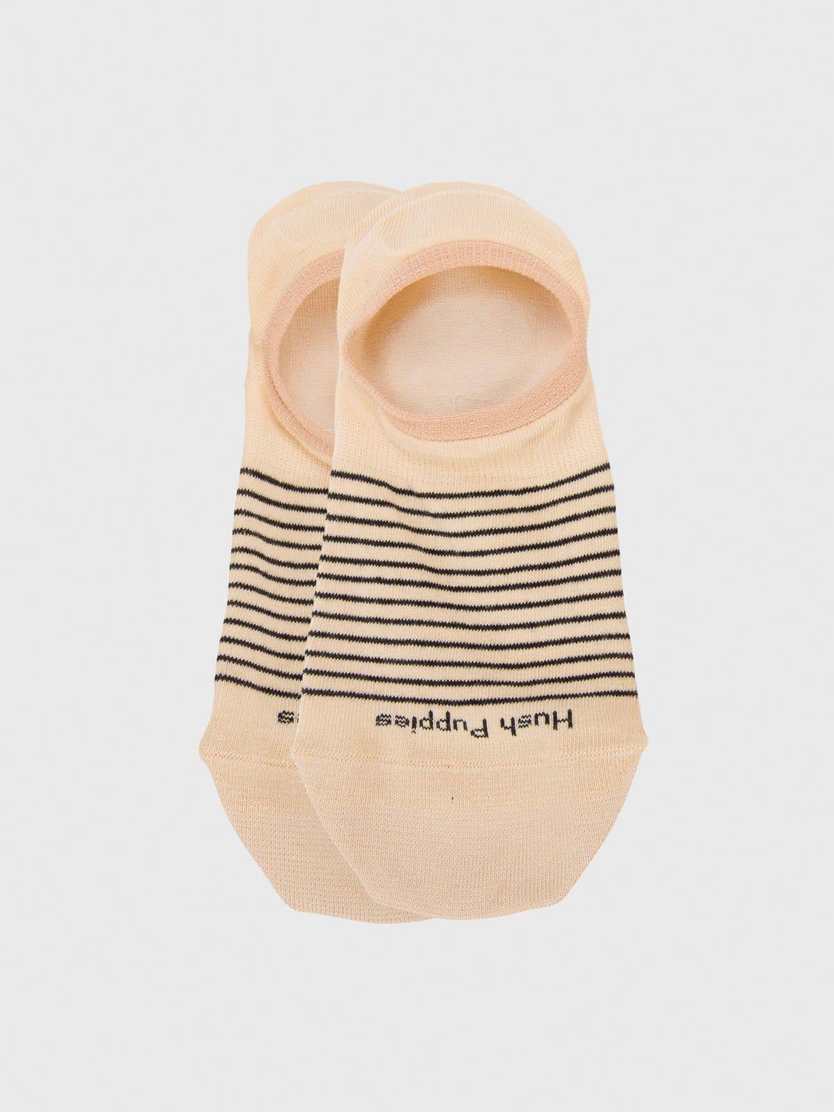 Calcetin Algodón Mujer Lines Beige/Crudo-2