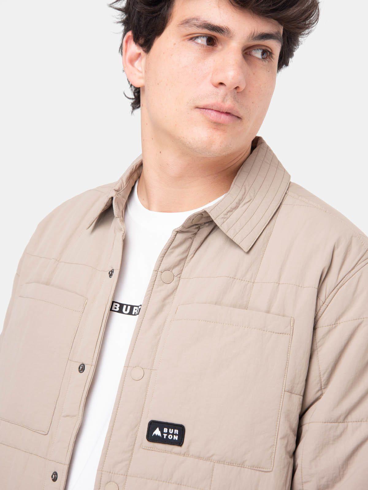 Chaqueta Hombre Quilted Beige -3