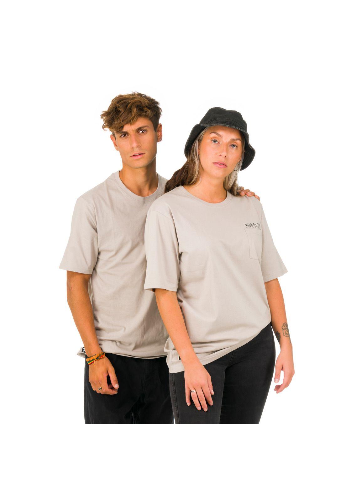 Polera M/C Unisex Ride Or Die Gris -4