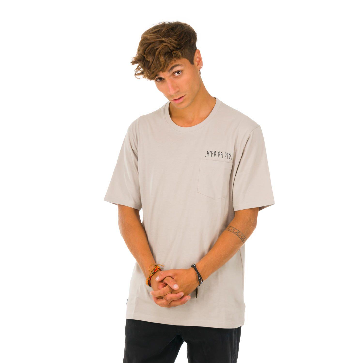 Polera M/C Unisex Ride Or Die Gris -0