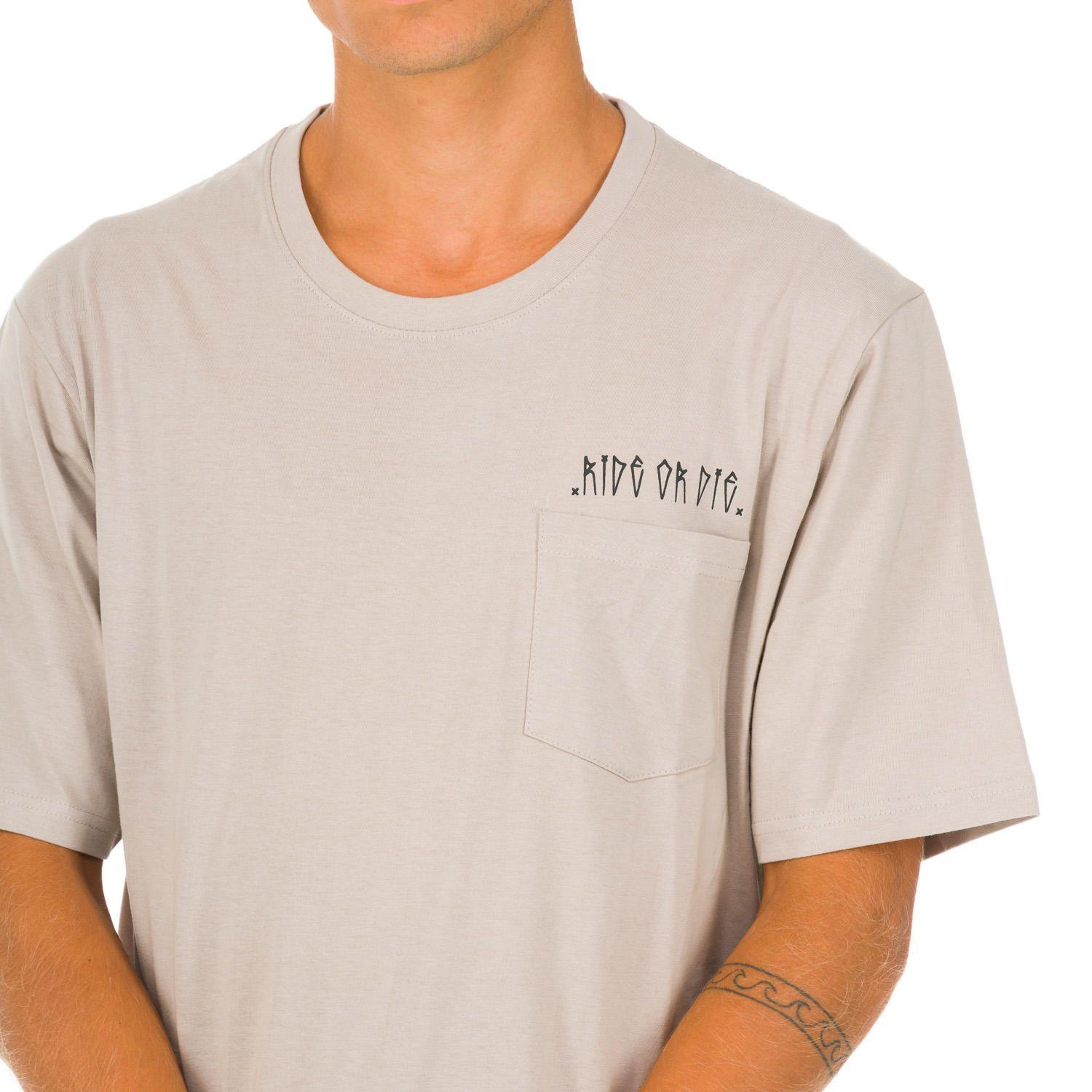 Polera M/C Unisex Ride Or Die Gris -3