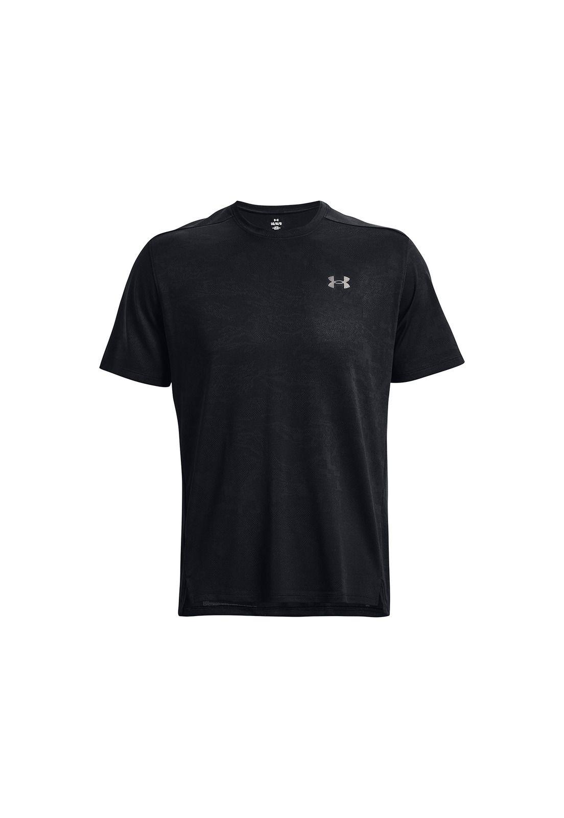 Polera M/C Training Tech™ Vent Jacqrd Negro Hombre-0